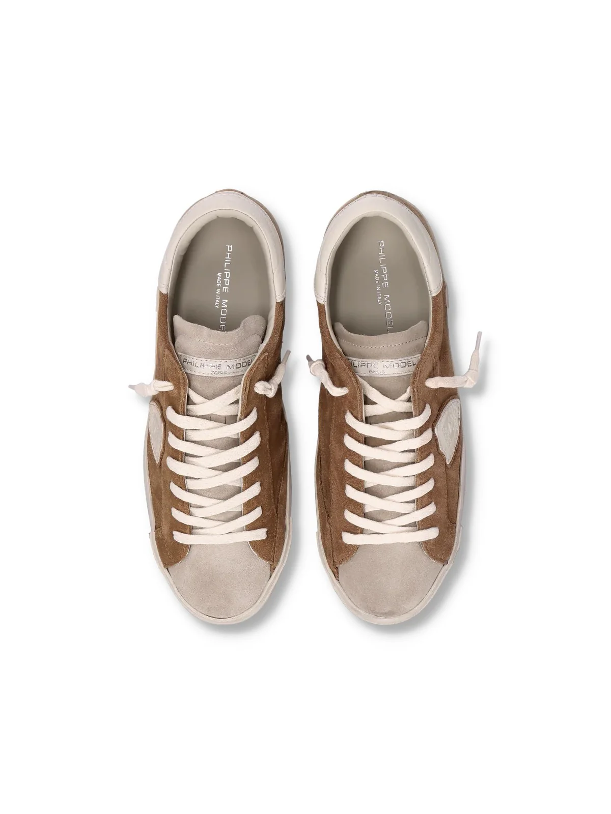 PHILIPPE MODEL Sneaker Uomo Prsx Low Man PRLU XS11 Marrone - Image 3