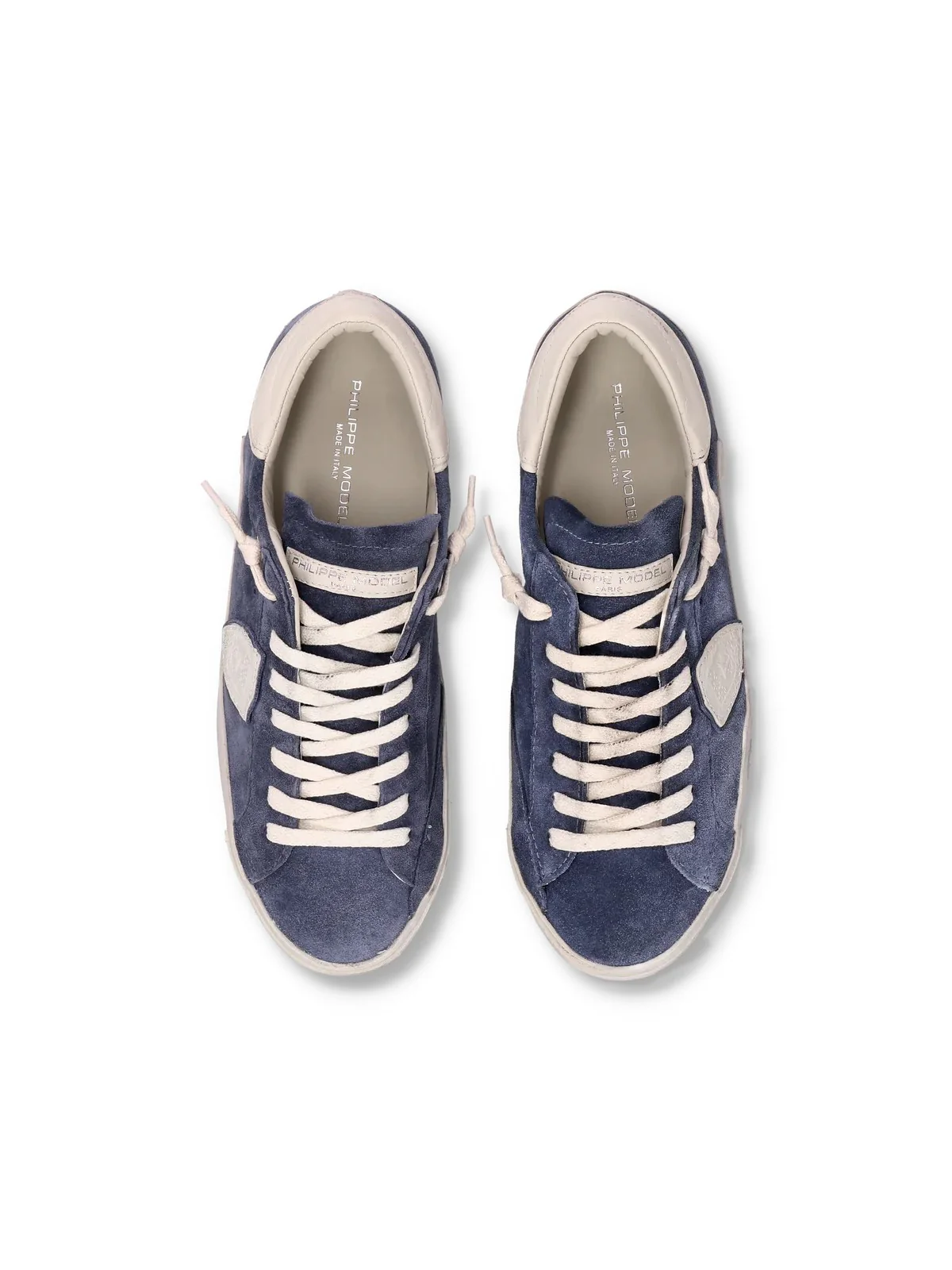 PHILIPPE MODEL Sneaker Uomo Prsx Low Man PRLU XS12 Blu - Image 3