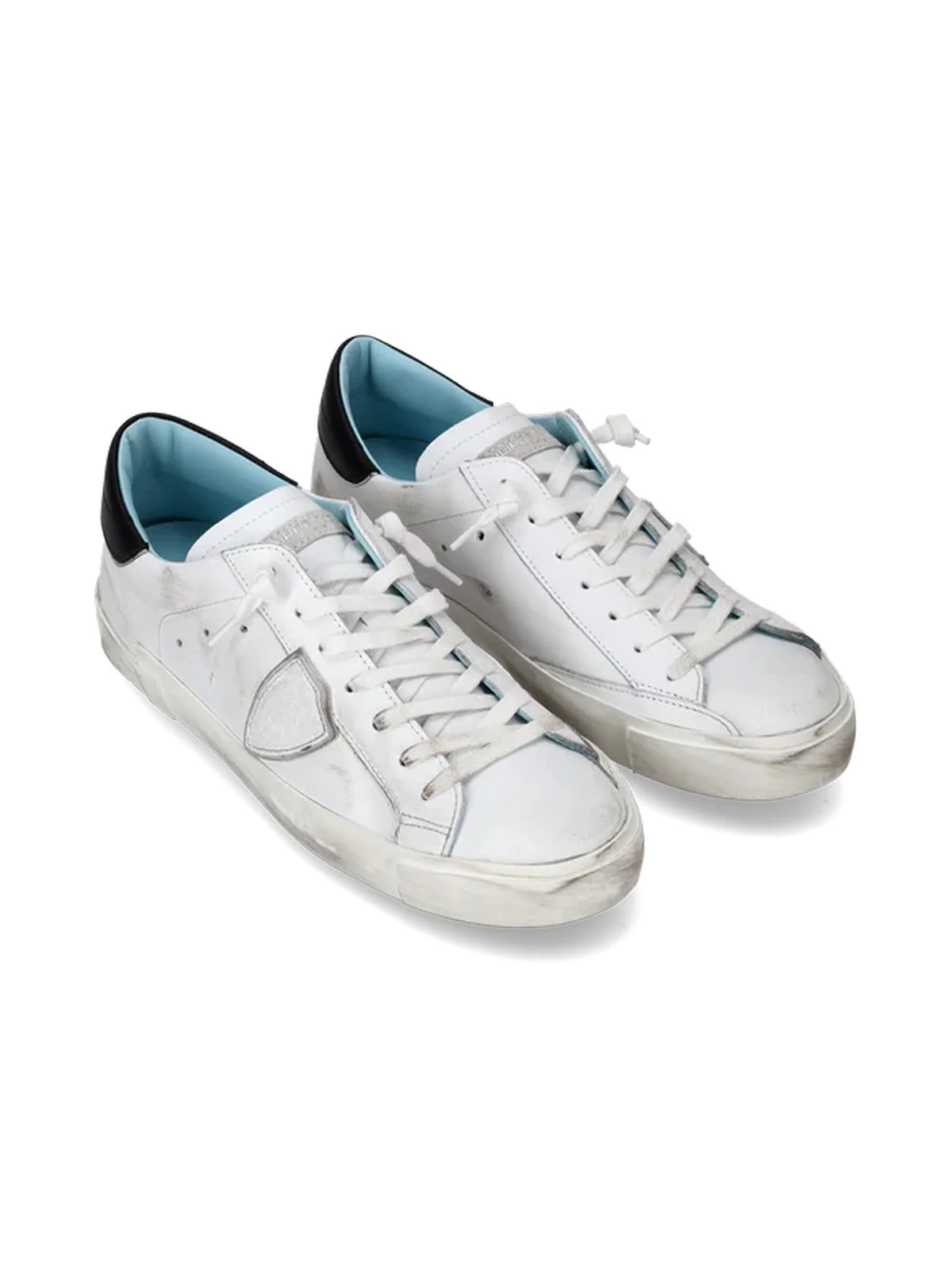 PHILIPPE MODEL Sneaker Uomo Prsx PRLU V022 BIANCO/NERO - Image 2