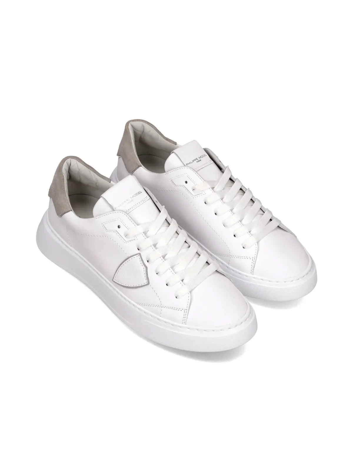 PHILIPPE MODEL Sneaker Uomo Temple low man BTLU VD21 Bianco - Image 2
