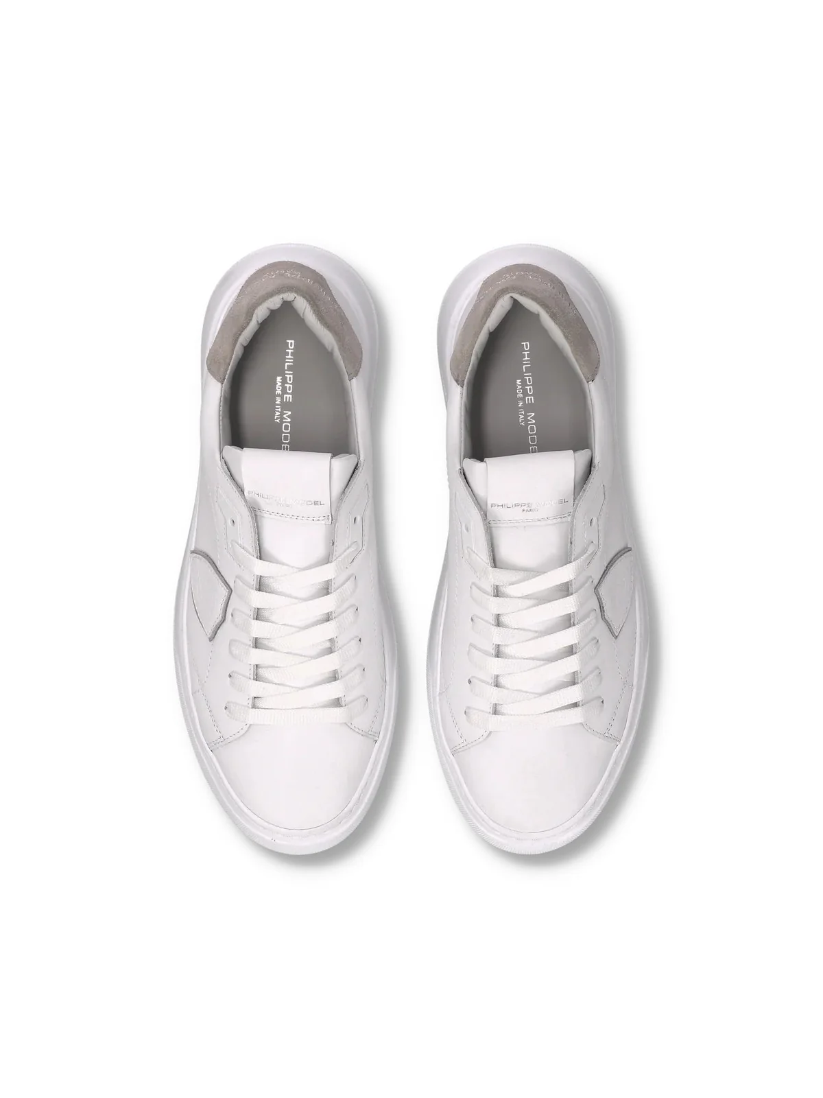 PHILIPPE MODEL Sneaker Uomo Temple low man BTLU VD21 Bianco - Image 4