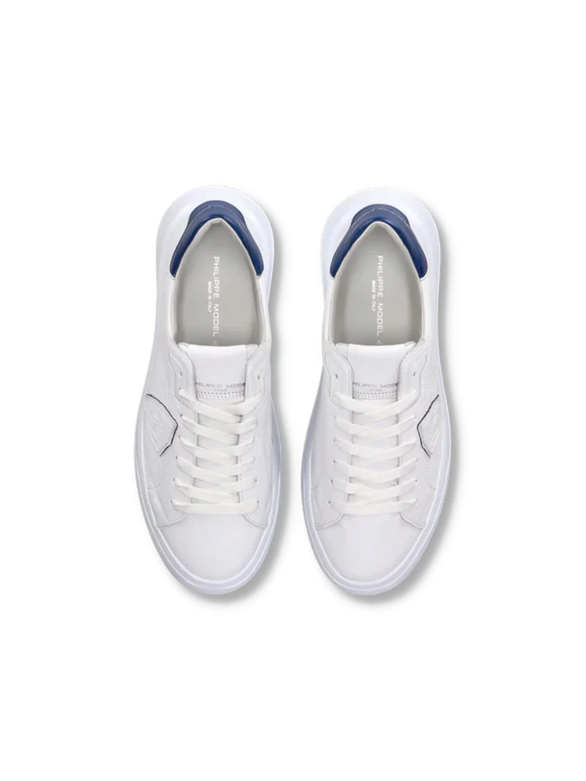 PHILIPPE MODEL Sneaker Uomo Temple low man BTLU WX13 Bianco - Image 3