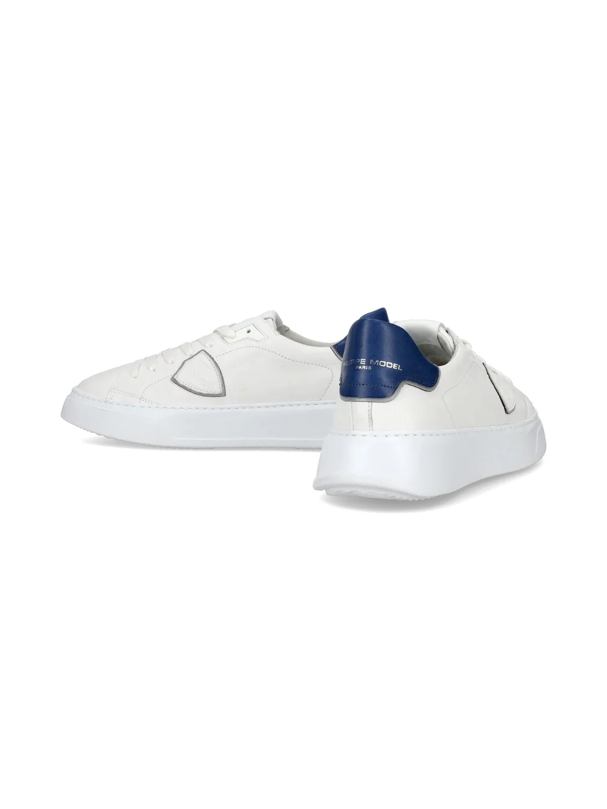 PHILIPPE MODEL Sneaker Uomo Temple low man BTLU WX13 Bianco - Image 5