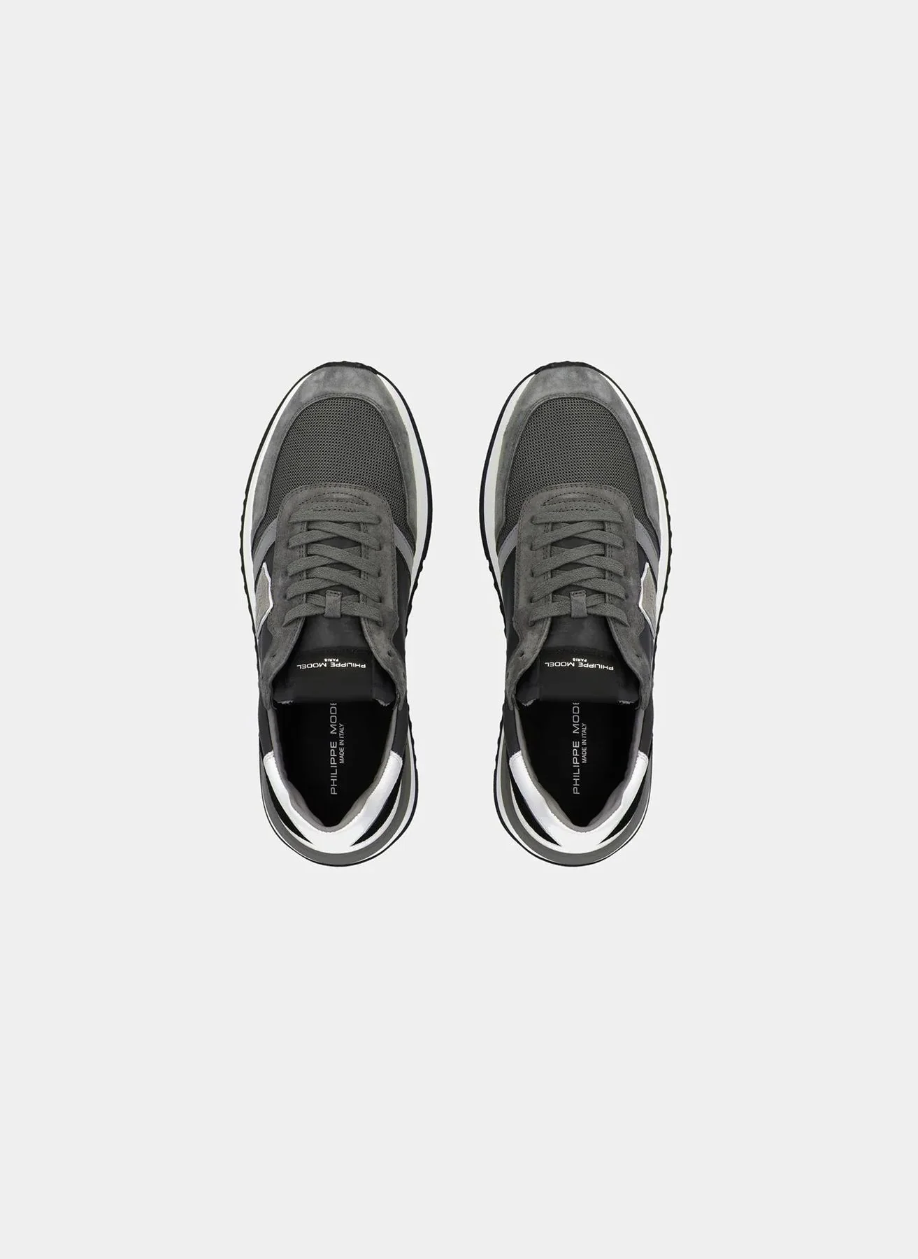 PHILIPPE MODEL Sneaker Uomo Tropez 2.1 TYLU W035 Grigio - Image 5