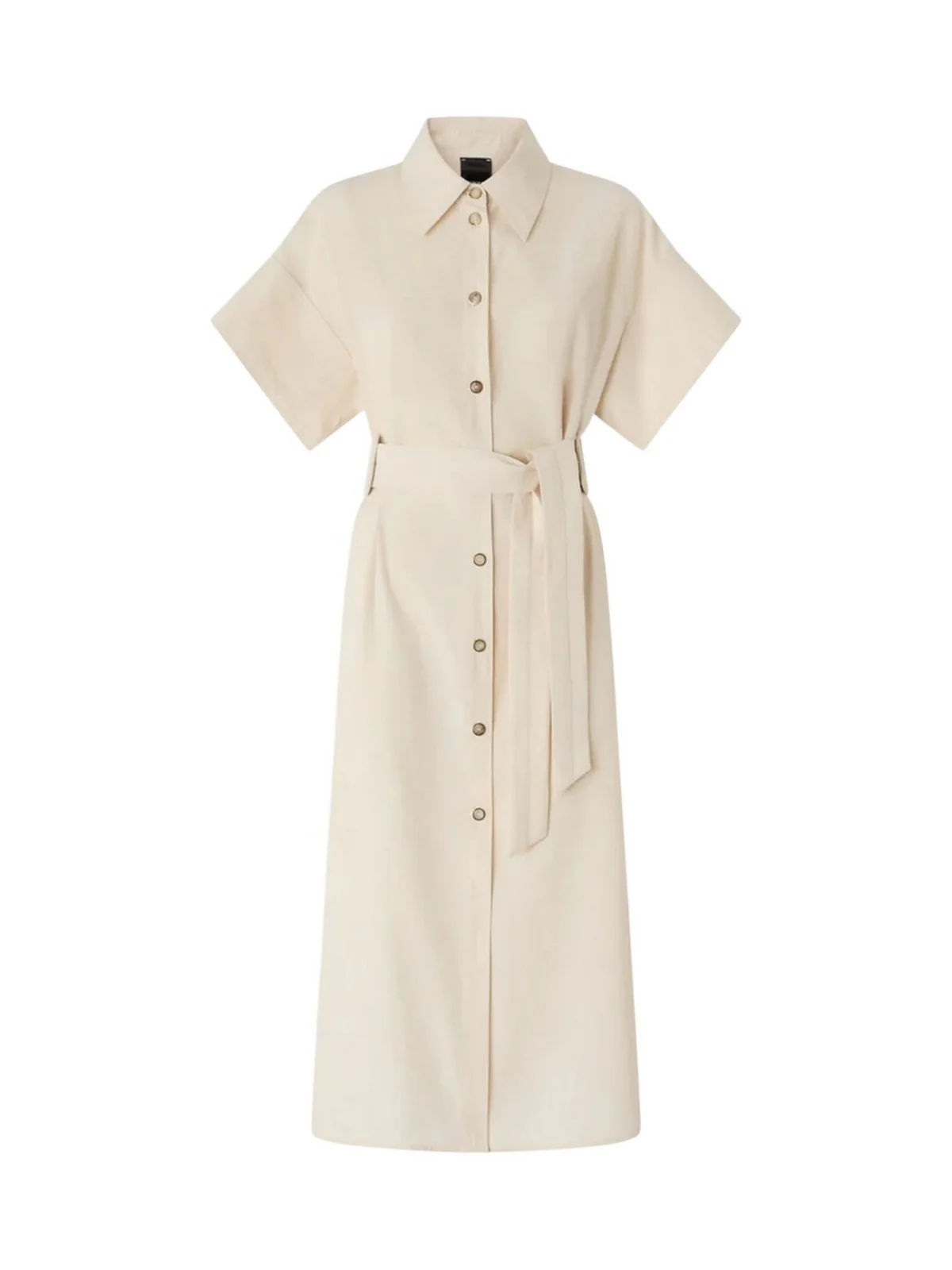 PINKO Abito Donna ALESHA ABITO COTONE FLUIDO 106309-A2ER C03 BEIGE G. MAROSO - Image 6