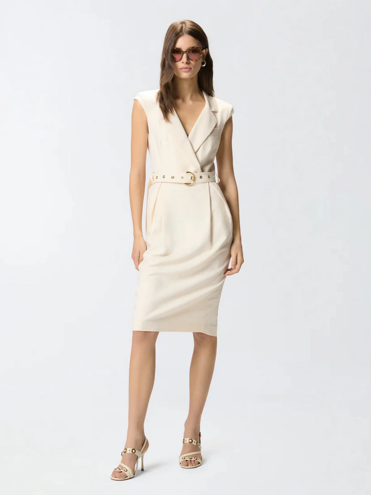PINKO Abito Donna AMADINE ABITO FRISOTTINO 106565-A2W6 C00 BIANCO CIGNO - Image 4