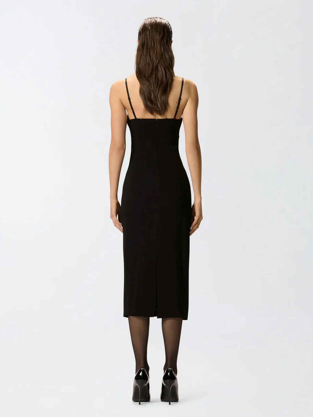 PINKO Abito Donna CARRUBA ABITO 106637-A31P Z99 NERO LIMOUSINE - Image 4