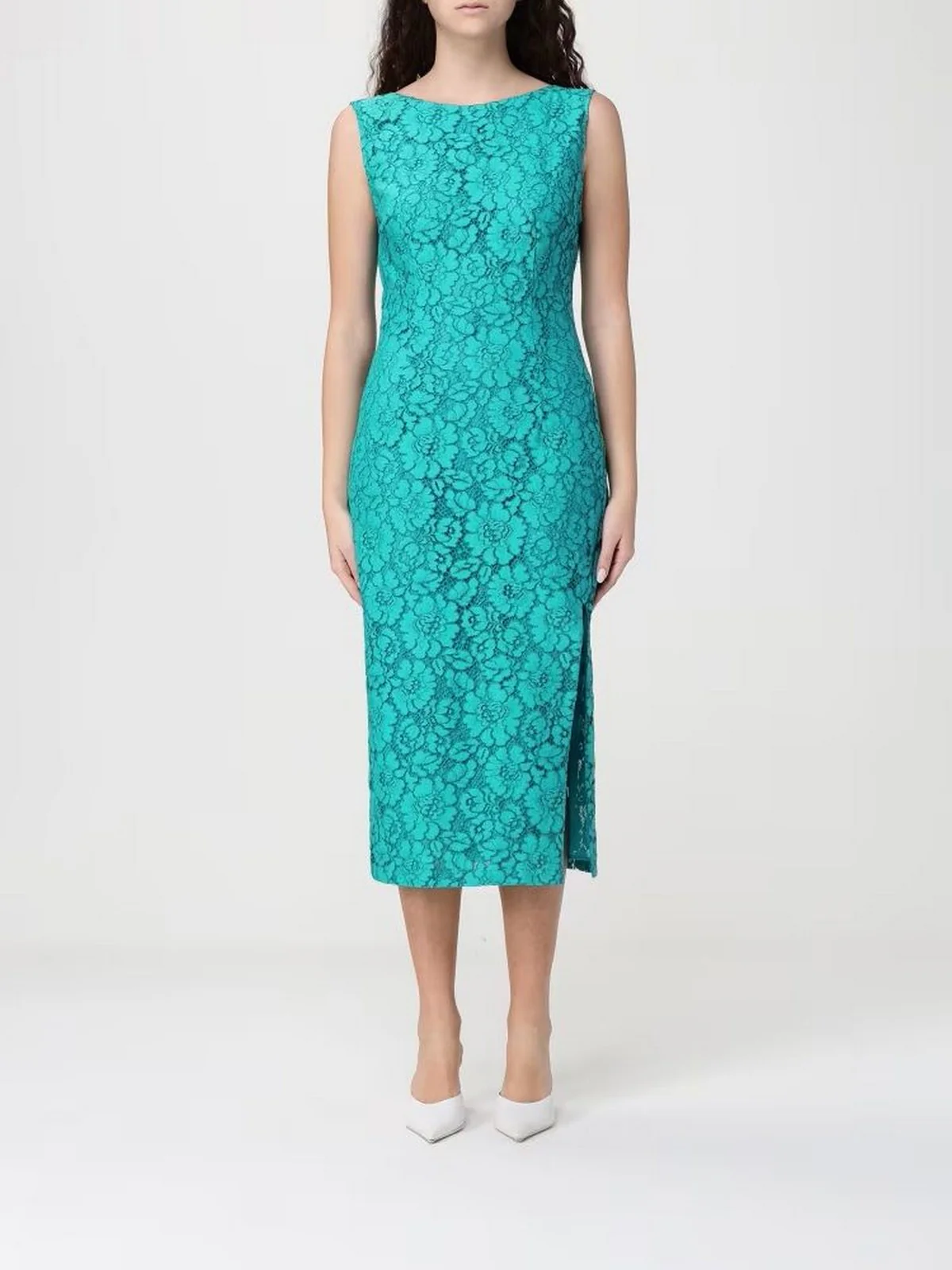 PINKO Abito Donna DRUPA ABITO 106588-A330 V76 VERDE MATTONELLA - Image 2