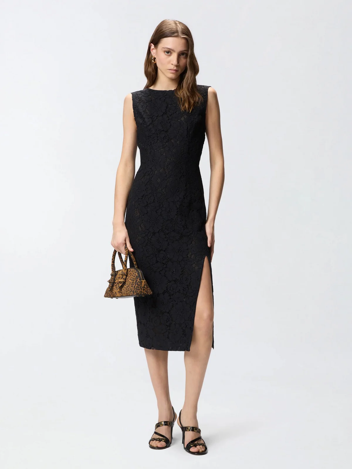 PINKO Abito Donna DRUPA ABITO 106588-A330 Z99 NERO LIMOUSINE - Image 2