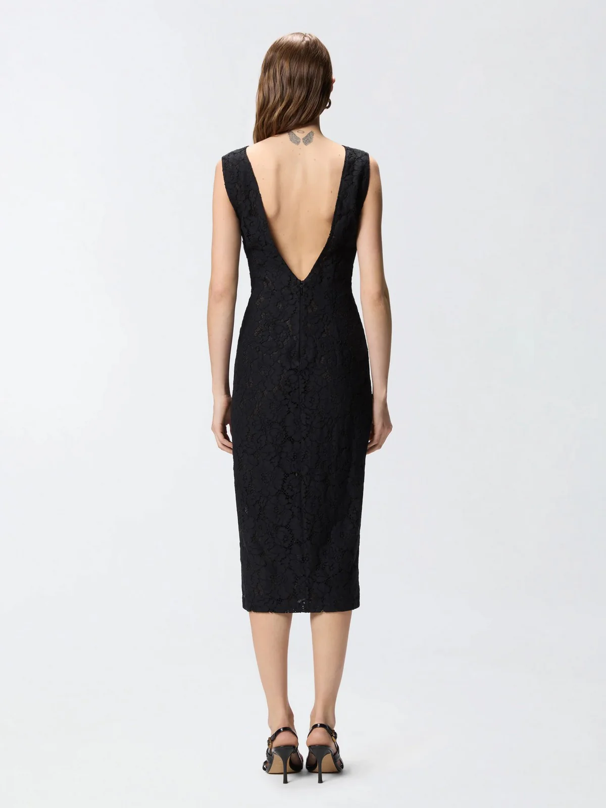 PINKO Abito Donna DRUPA ABITO 106588-A330 Z99 NERO LIMOUSINE - Image 3