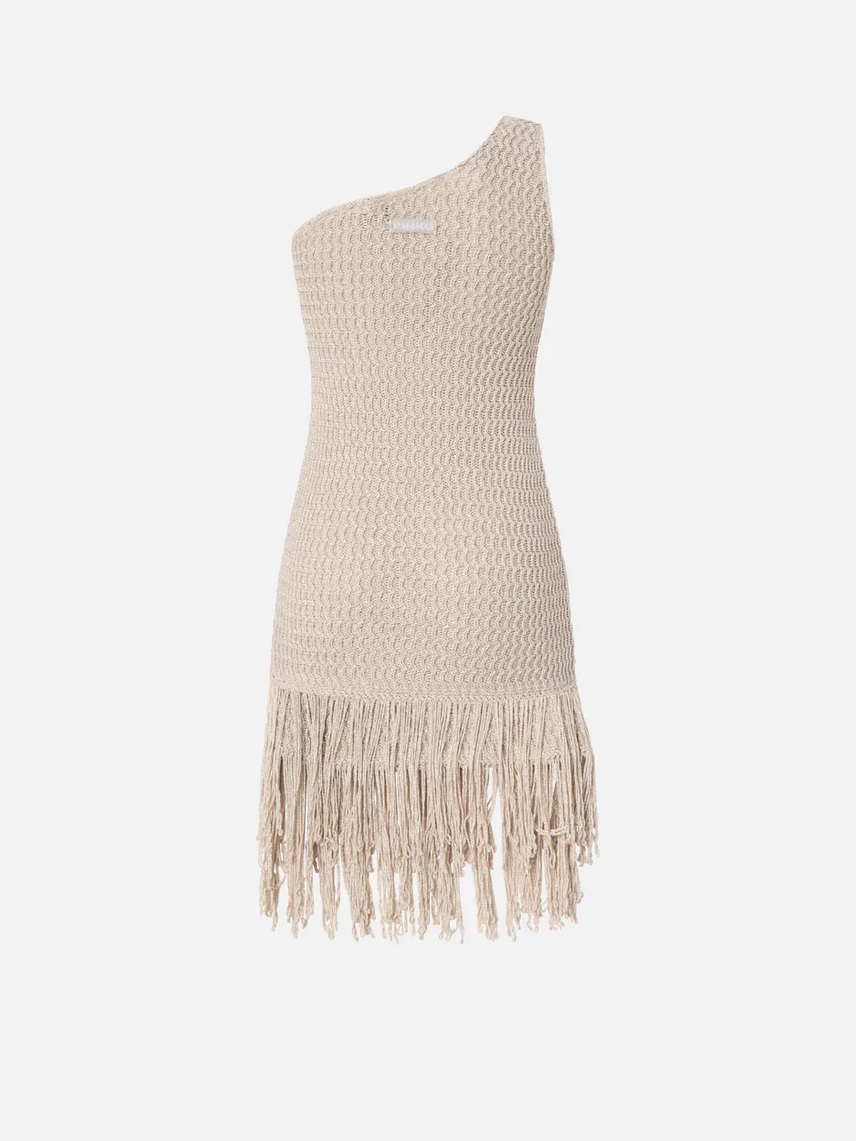 PINKO Abito Donna JUNIPEROS ABITO OPENWORK LUREX 106959-A3CI I05 GRIGIO MATTINA - Image 2
