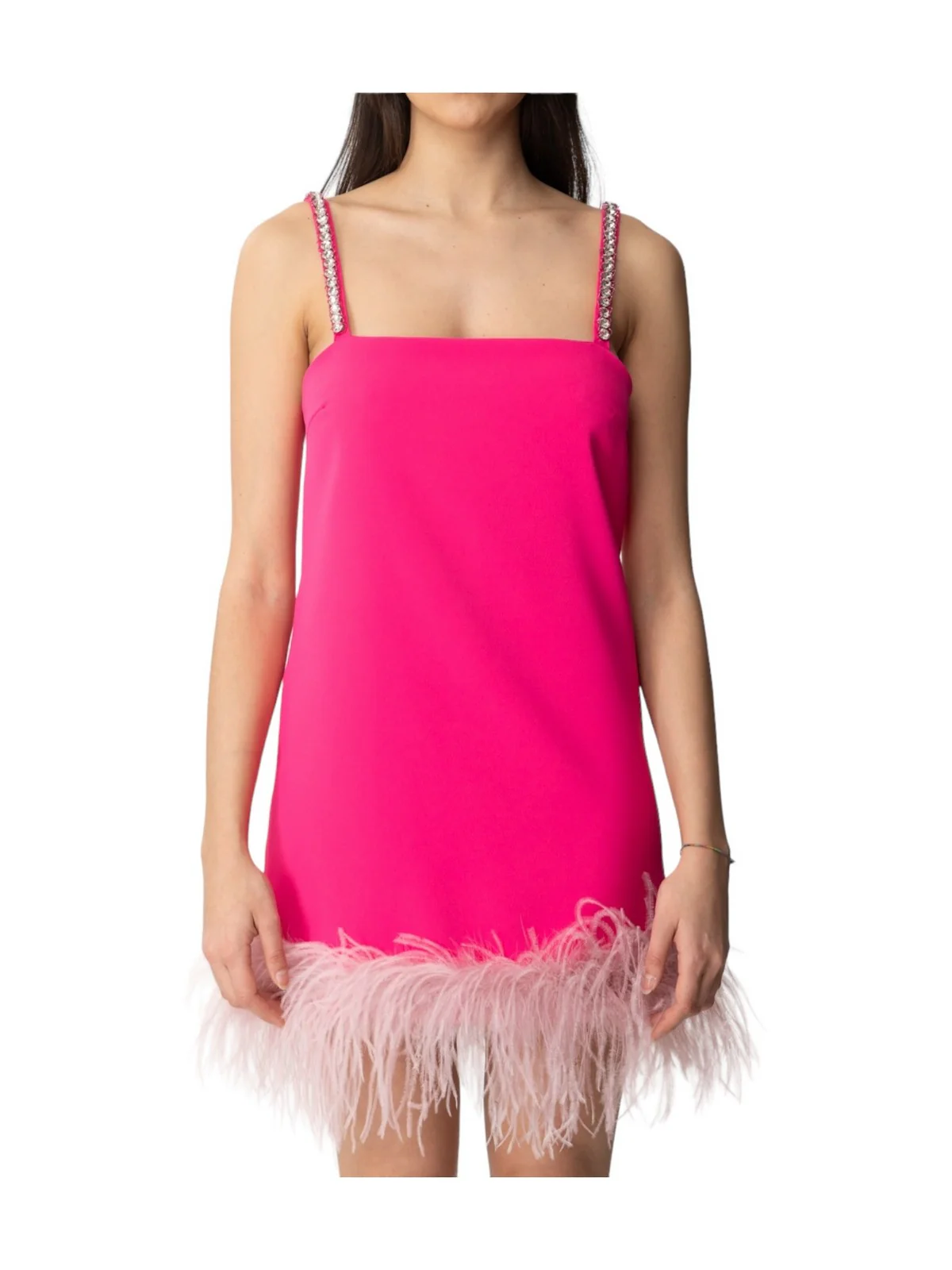 PINKO Abito Donna Trebbiano 102949-A1N0 N17 Rosa - Image 2