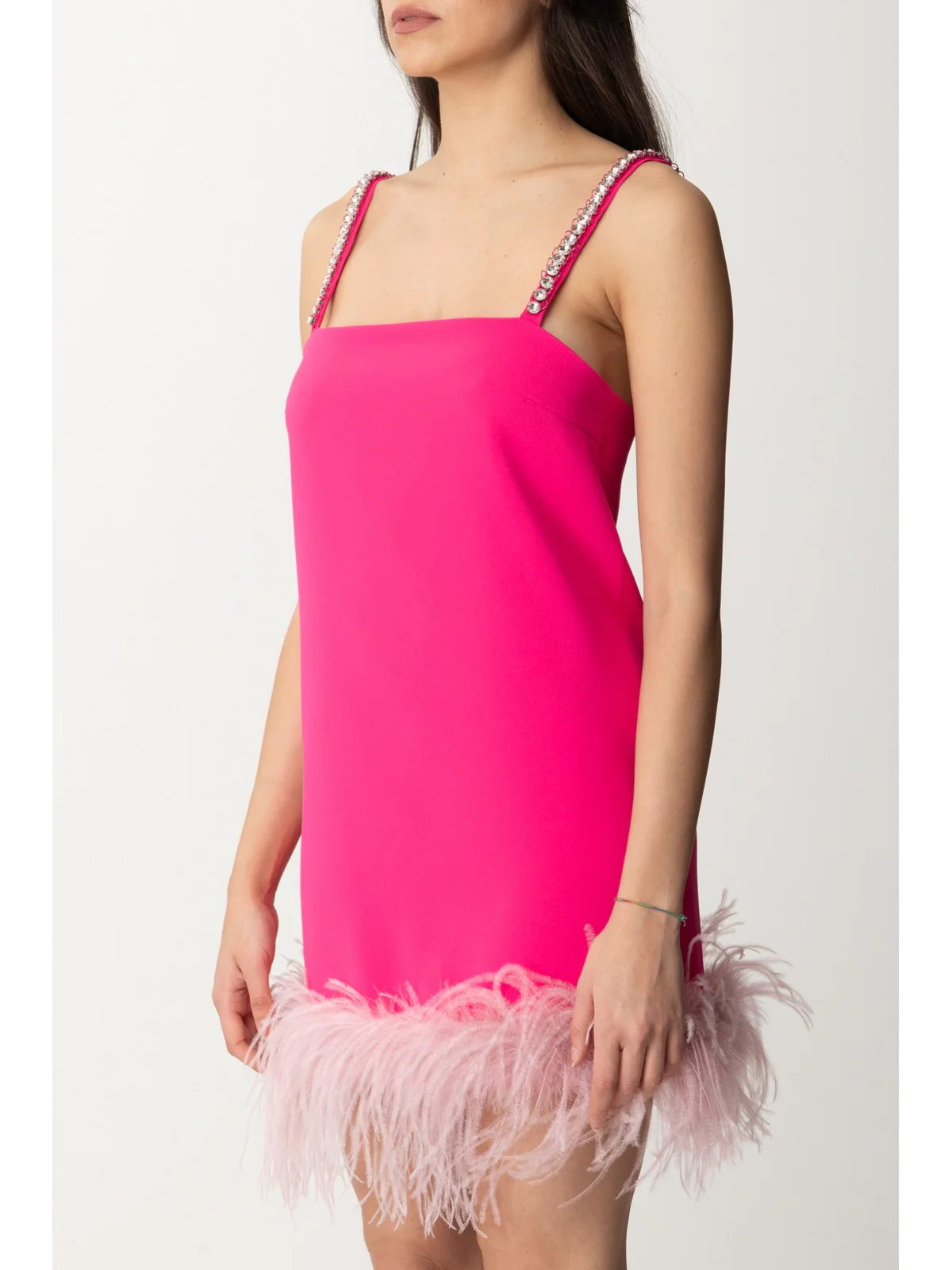PINKO Abito Donna Trebbiano 102949-A1N0 N17 Rosa - Image 3