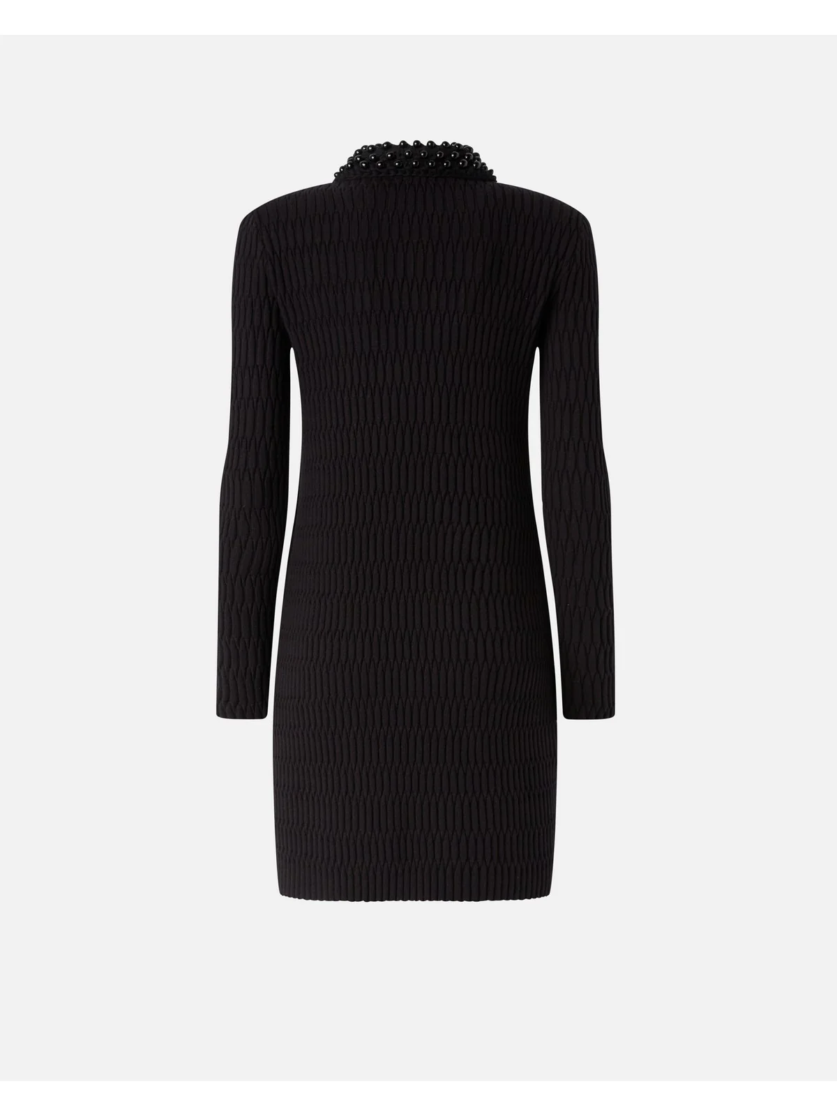 PINKO Abito Donna York Chocolate Abito Punto Geo 104360-A27J Z99 Nero - Image 2