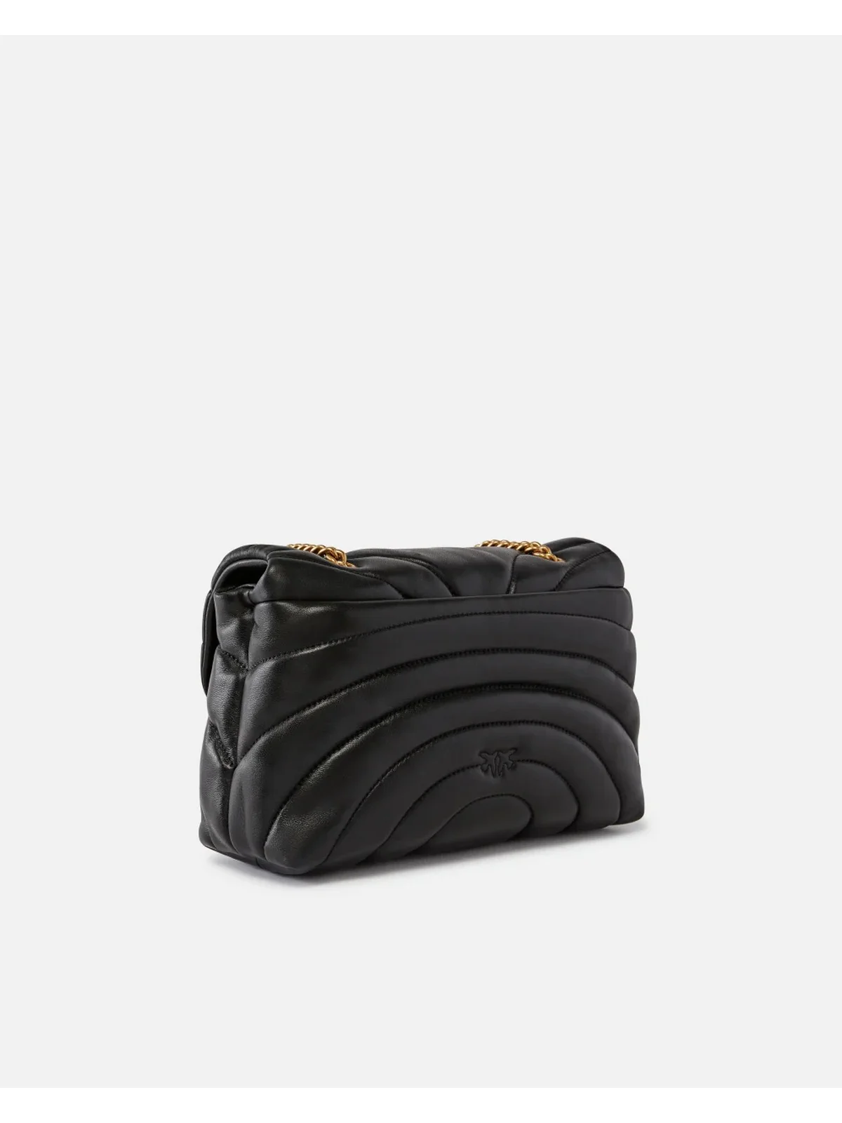 PINKO Borsa Donna  100038-A1EX Z99Q NERO-ANTIQUE GOLD - Image 2