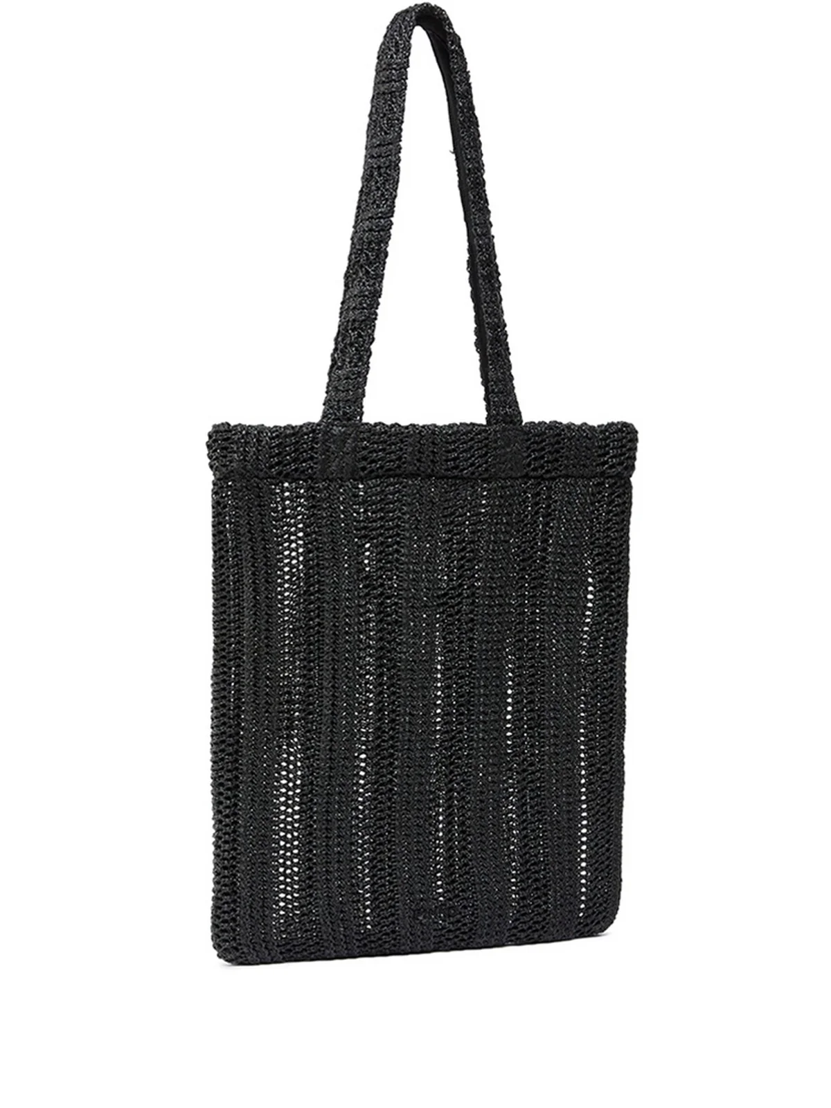PINKO Borsa Donna EASY TOTE BAG RAFIA 106728-A39Y Z99 NERO LIMOUSINE - Image 3