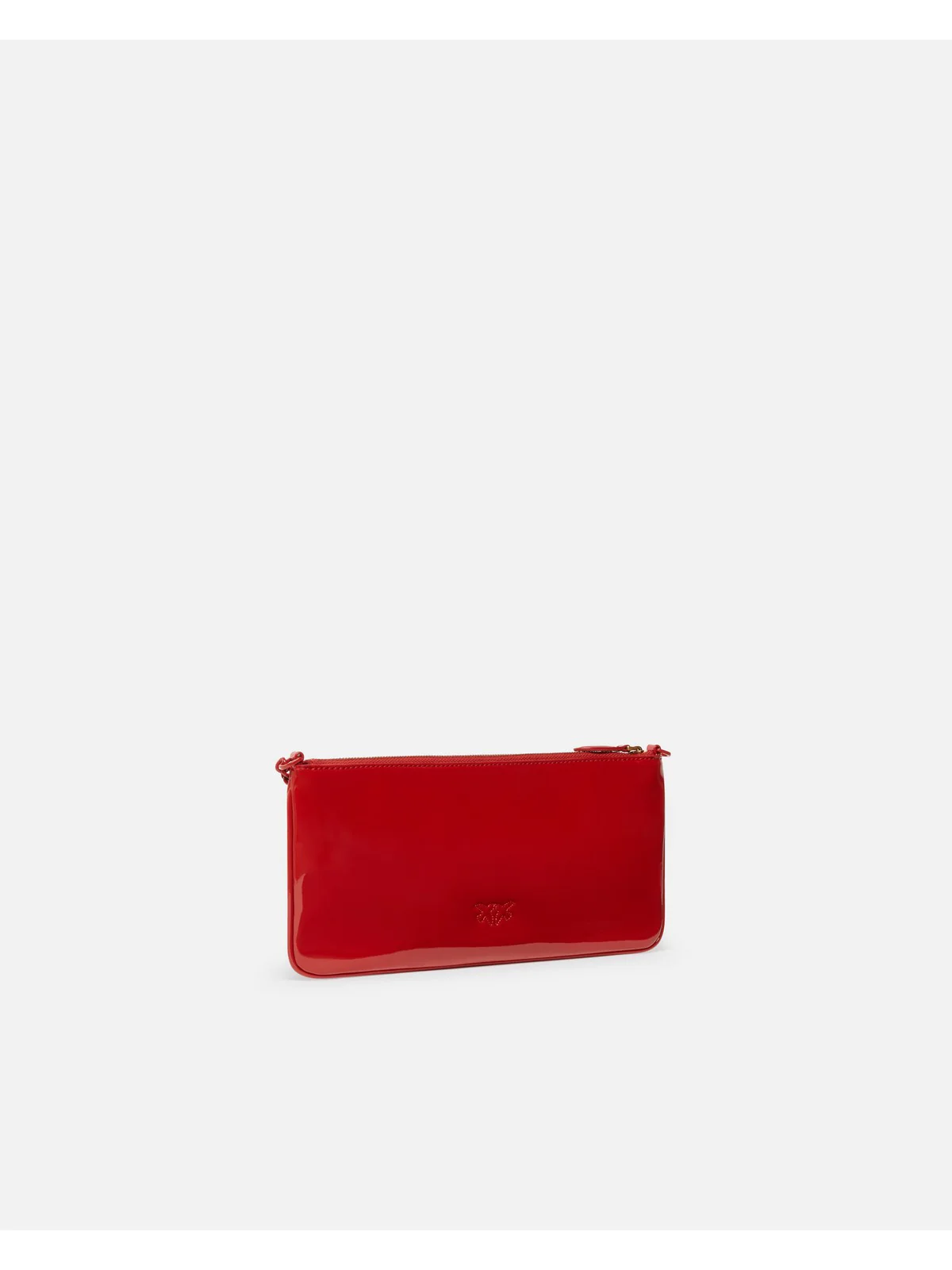 PINKO Borsa Donna Horizontal Flat Ecovernice+Pu 102747-A1UP R30B Rosso - Image 2