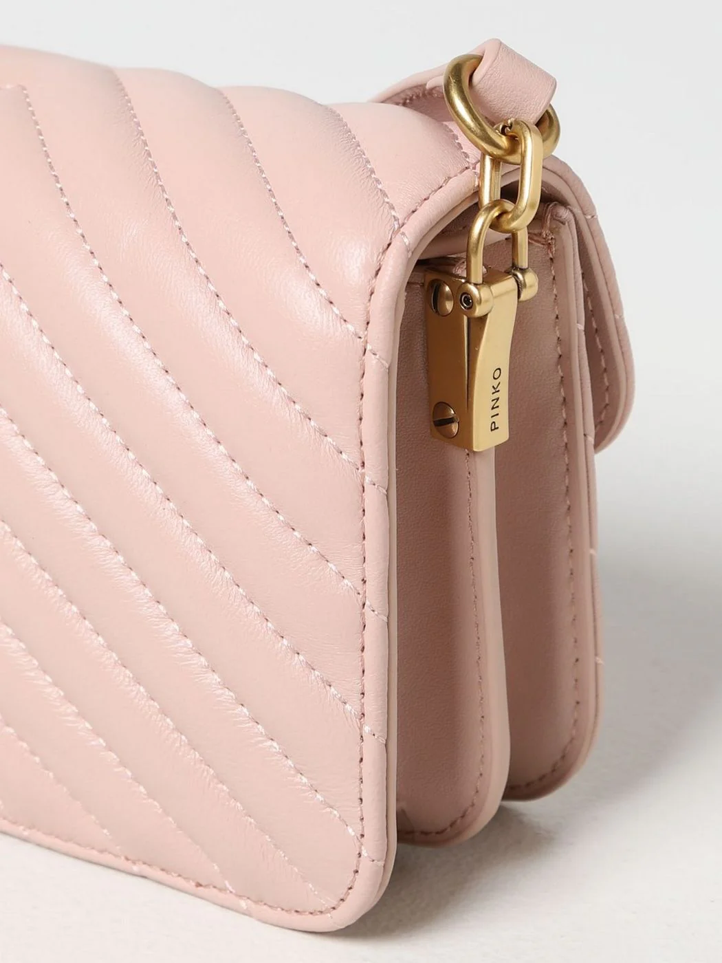 PINKO Borsa Donna Love baby 1P22YM-A03Z O81Q Rosa - Image 4