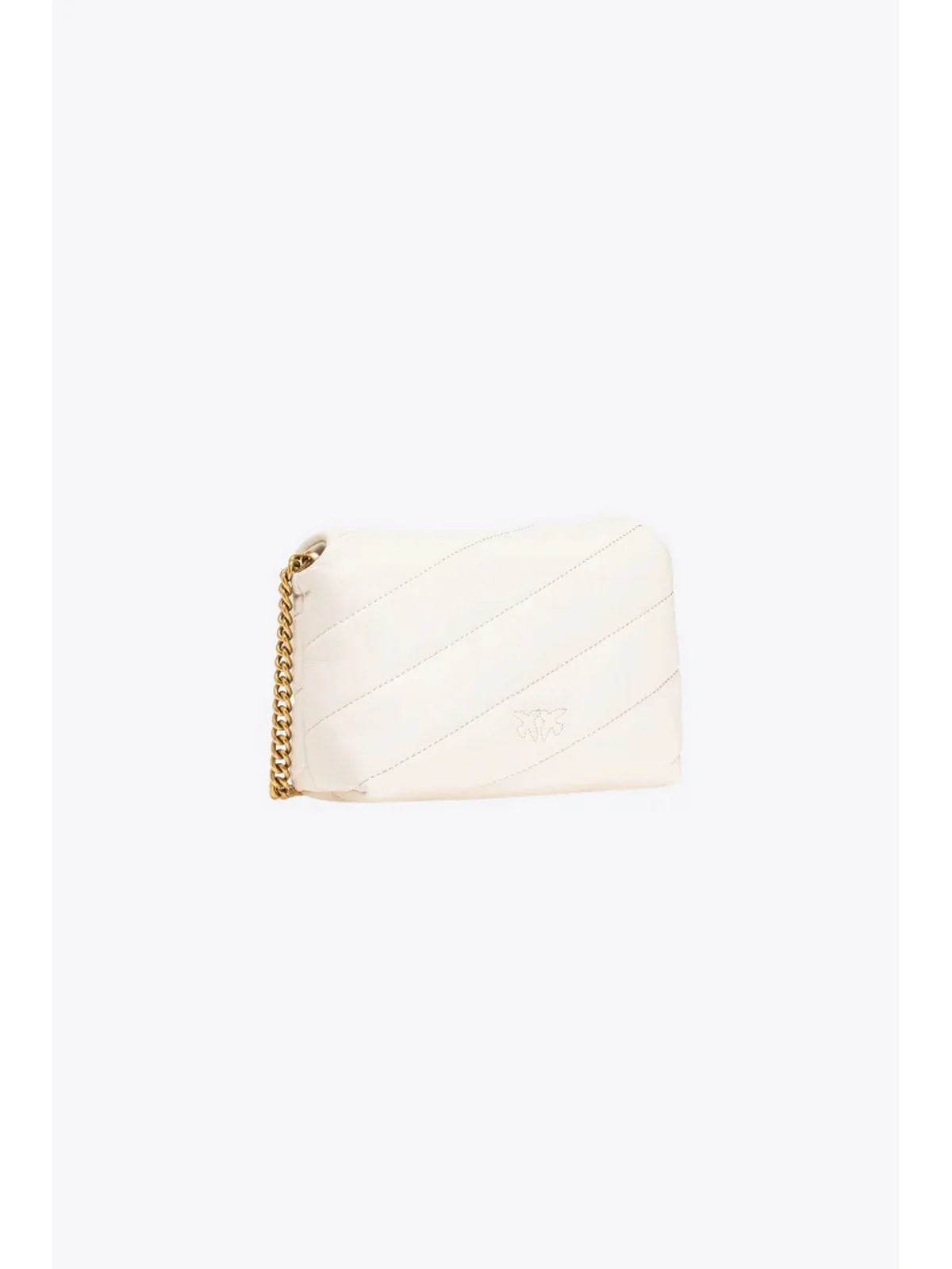 PINKO Borsa Donna Love baby puff 100040-A0F2 Z14Q Bianco - Image 2