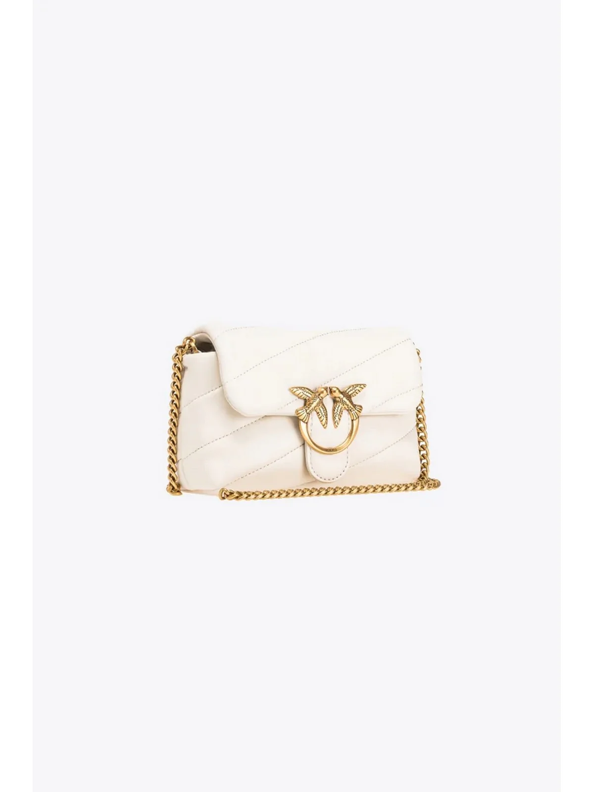 PINKO Borsa Donna Love baby puff 100040-A0F2 Z14Q Bianco - Image 3