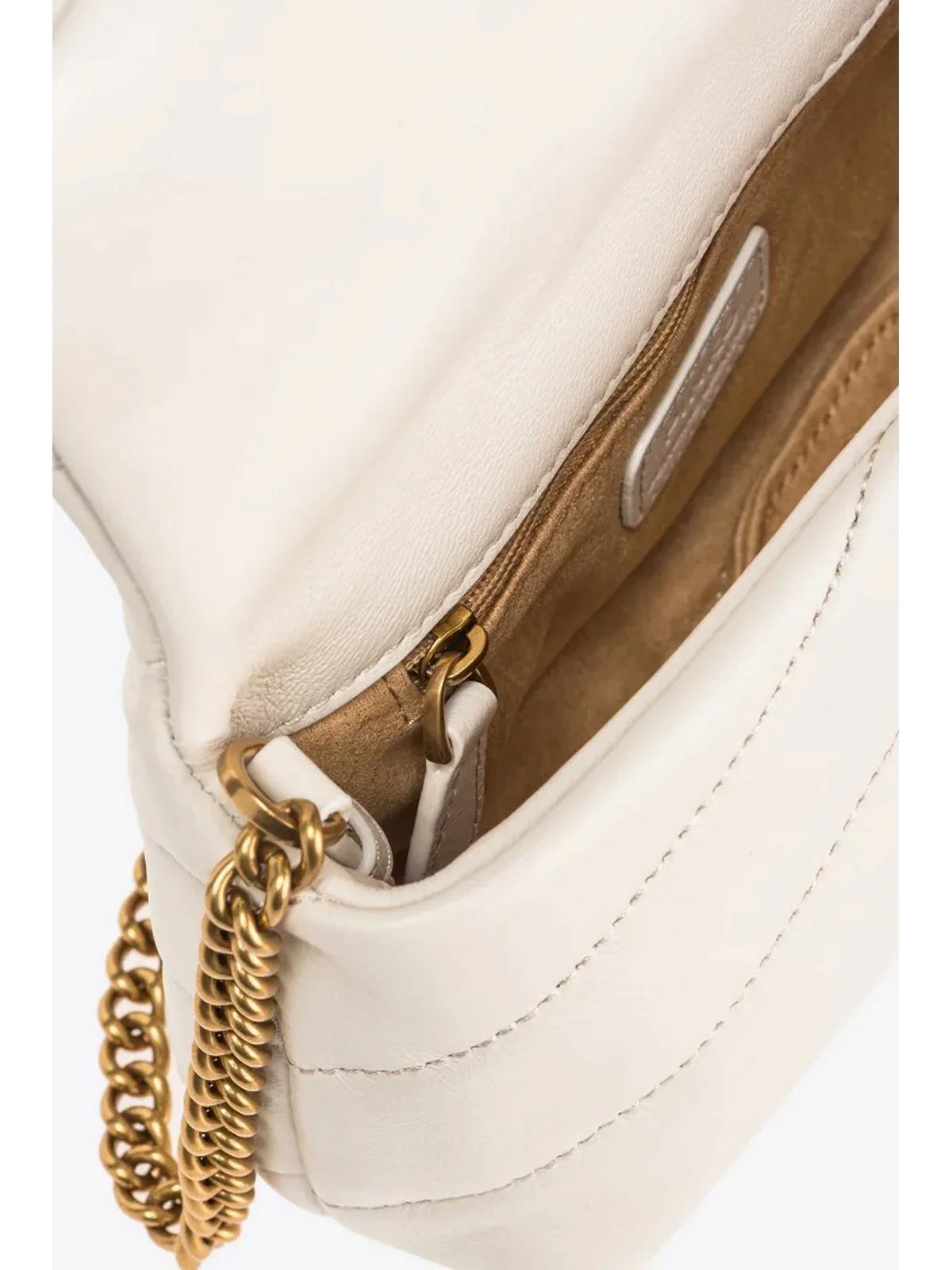 PINKO Borsa Donna Love baby puff 100040-A0F2 Z14Q Bianco - Image 5