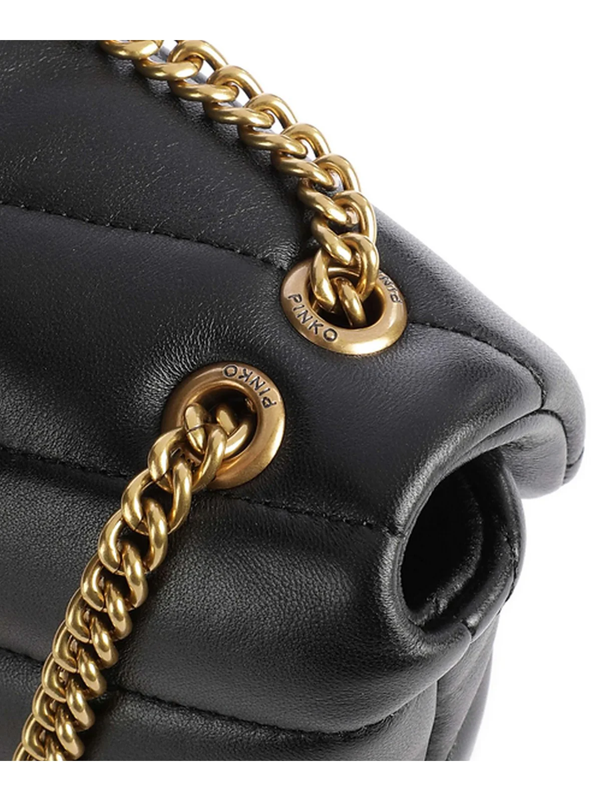 PINKO Borsa Donna Love baby puff 100040-A0F2 Z99Q BLACK - Image 3
