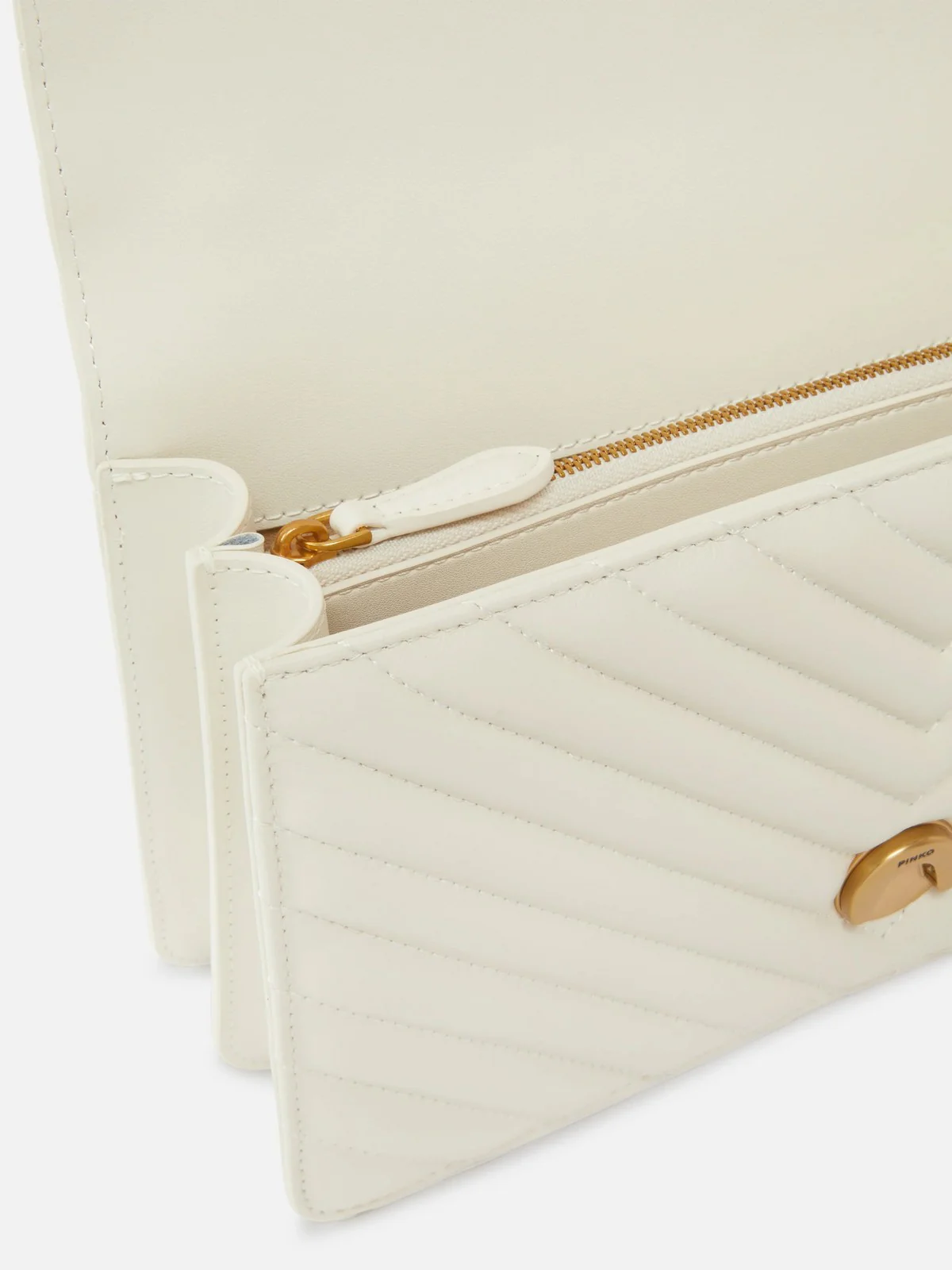 PINKO Borsa Donna Love bag one 100941-A0GK Z14Q Bianco - Image 4