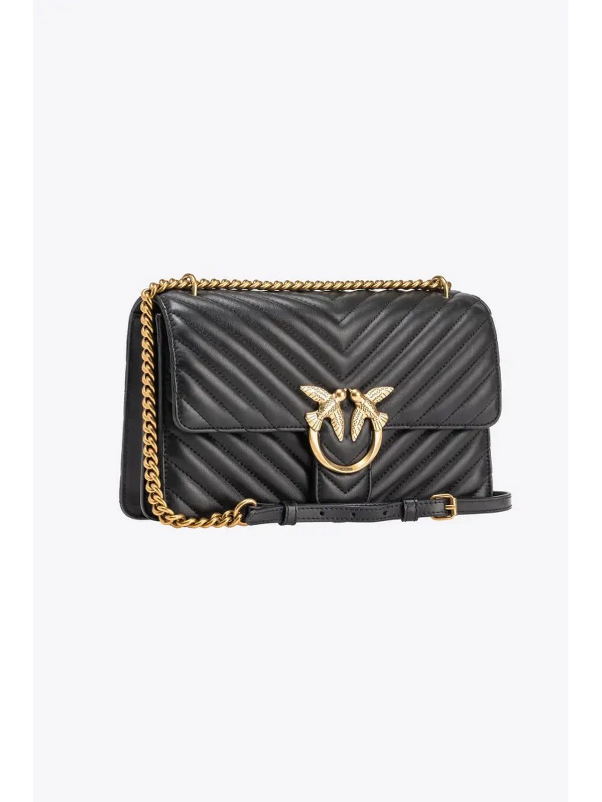PINKO Borsa Donna Love bag one 100941-A0GK Z99Q BLACK - Image 4