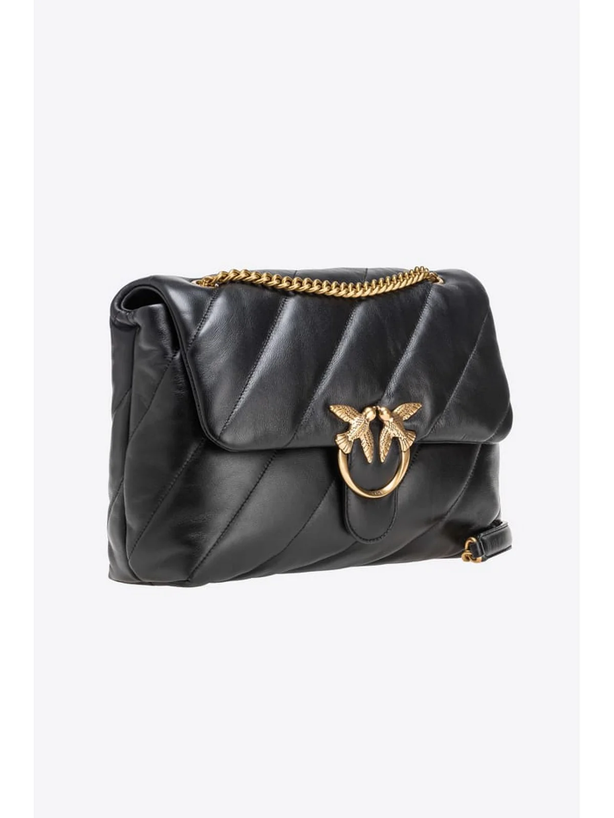 PINKO Borsa Donna Love big puff 100037-A0F2 Z99Q BLACK - Image 5