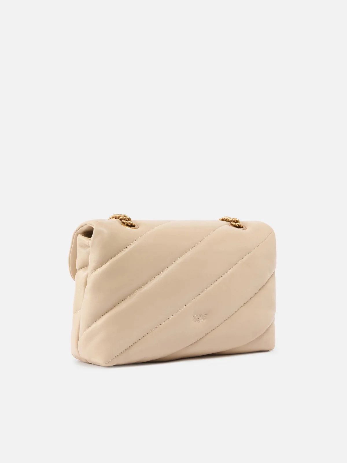 PINKO Borsa Donna Love classic puff 100038-A0F2 C50Q BEIGE GRIGIO - Image 3