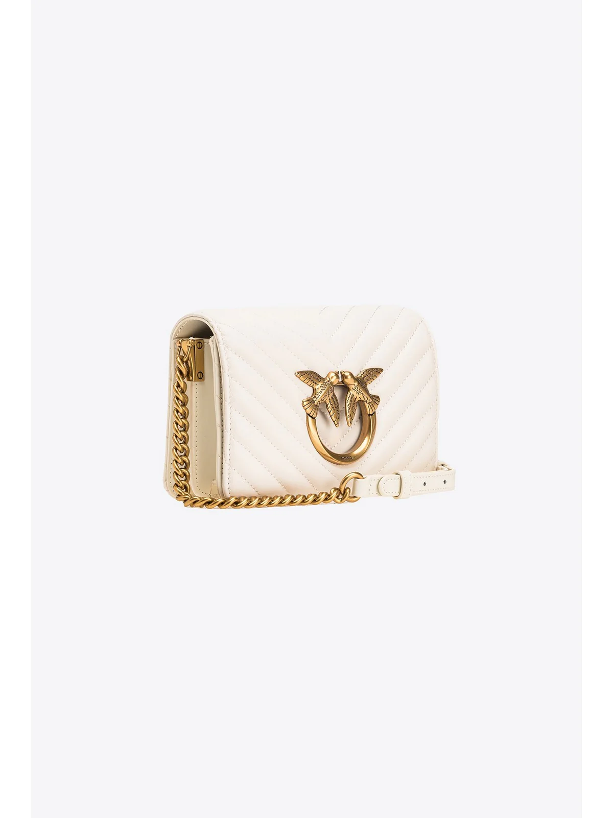 PINKO Borsa Donna Love click mini 100067-A0GK Z14Q Avorio - Image 3