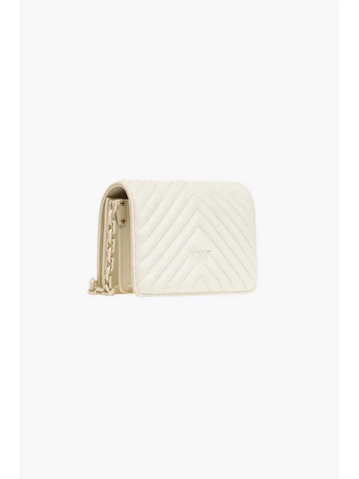 PINKO Borsa Donna Love click mini 100067-A0VM Z14B Bianco - Image 2