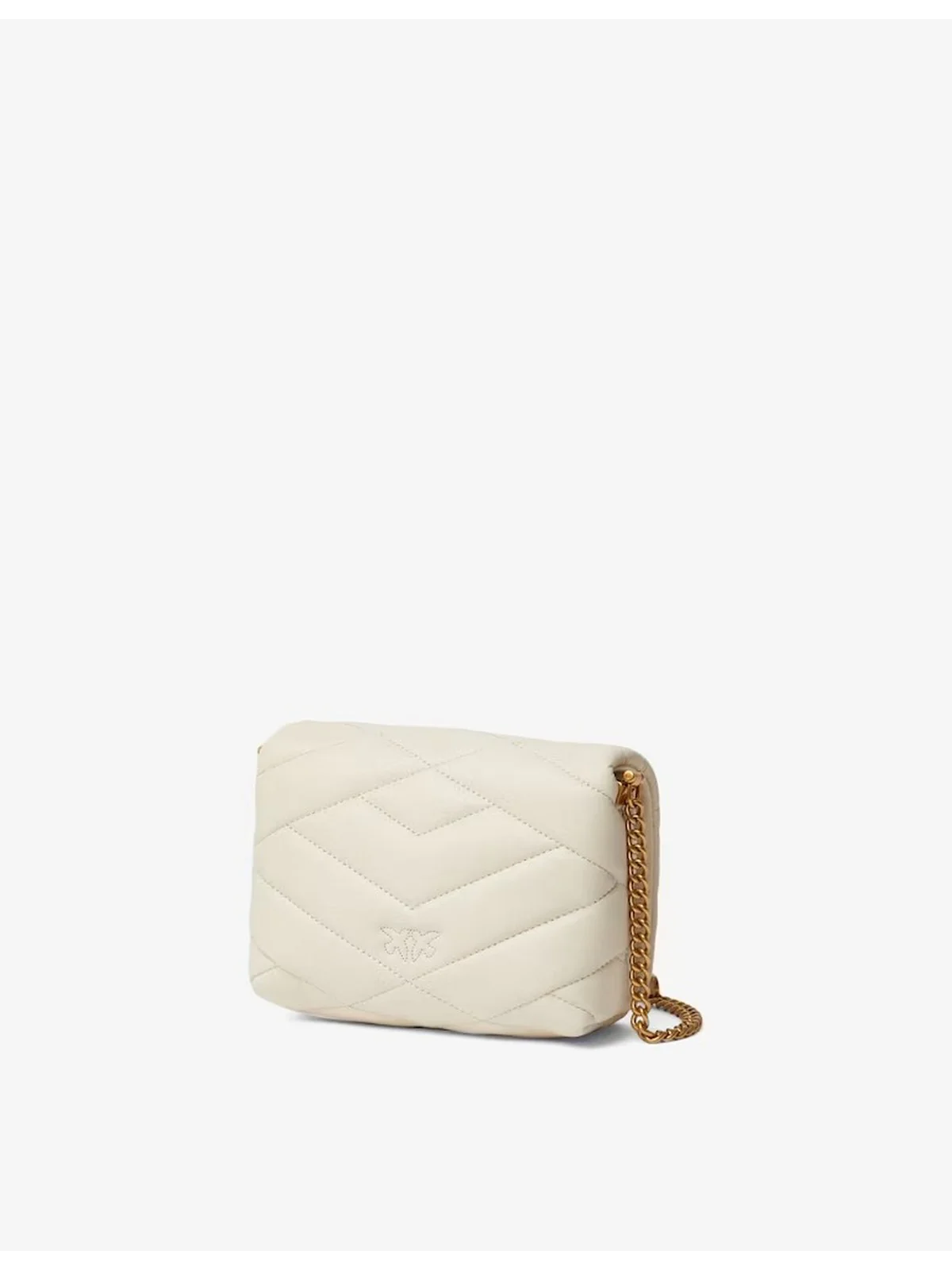 PINKO Borsa Donna Love click puff 101584-A1ET Z14Q Bianco - Image 3