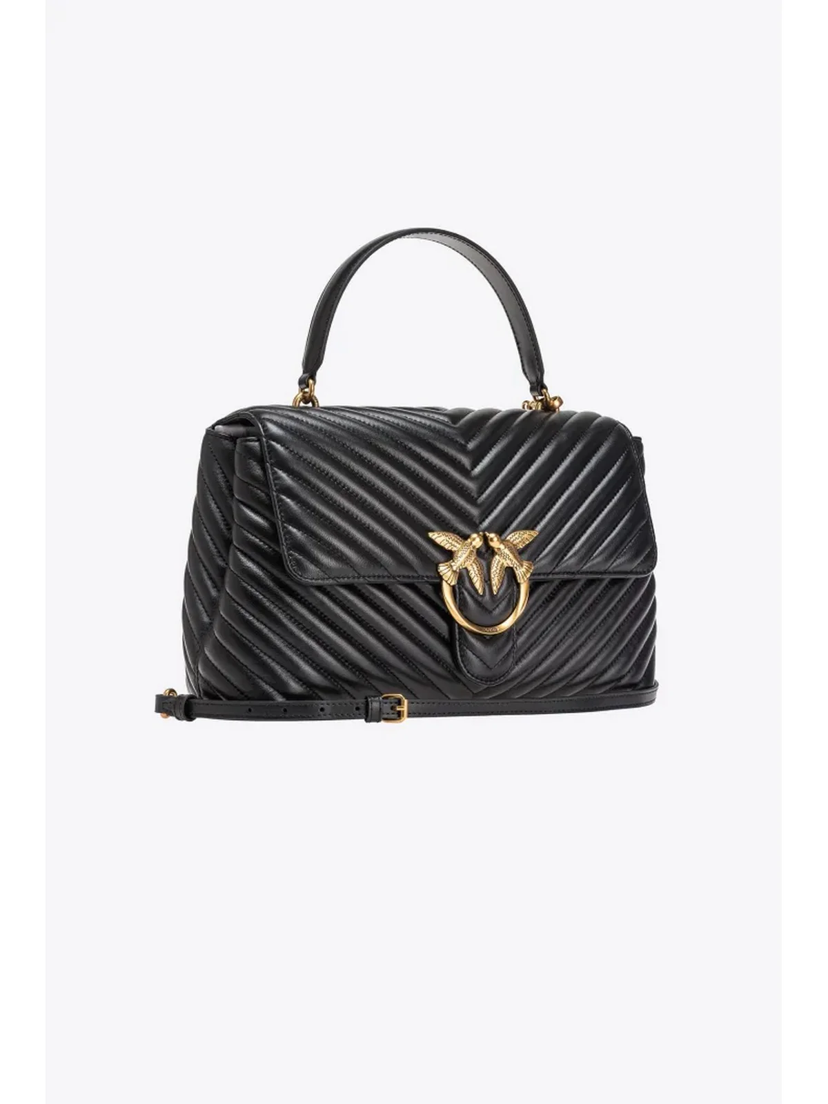 PINKO Borsa Donna Love lady puff 100042-A0GK Z99Q BLACK - Image 4