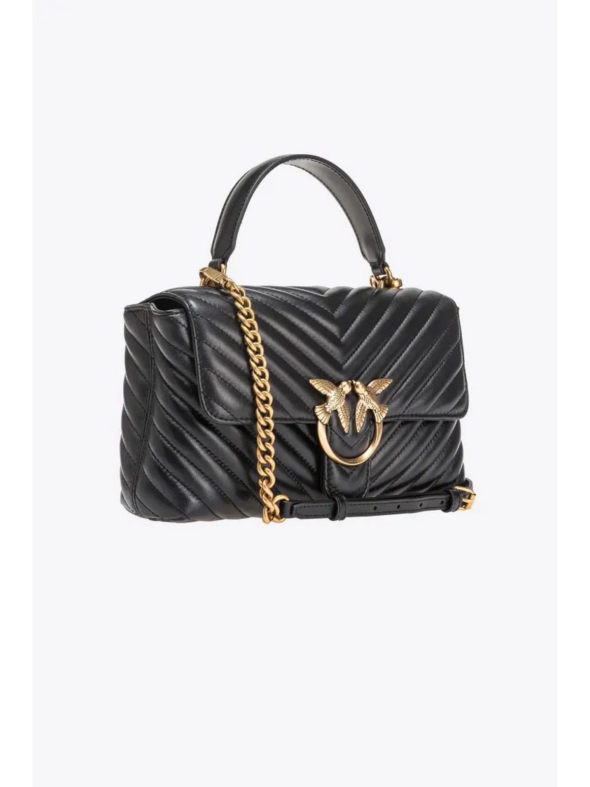 PINKO Borsa Donna Love lady puff 100043-A0GK Z99Q BLACK - Image 4