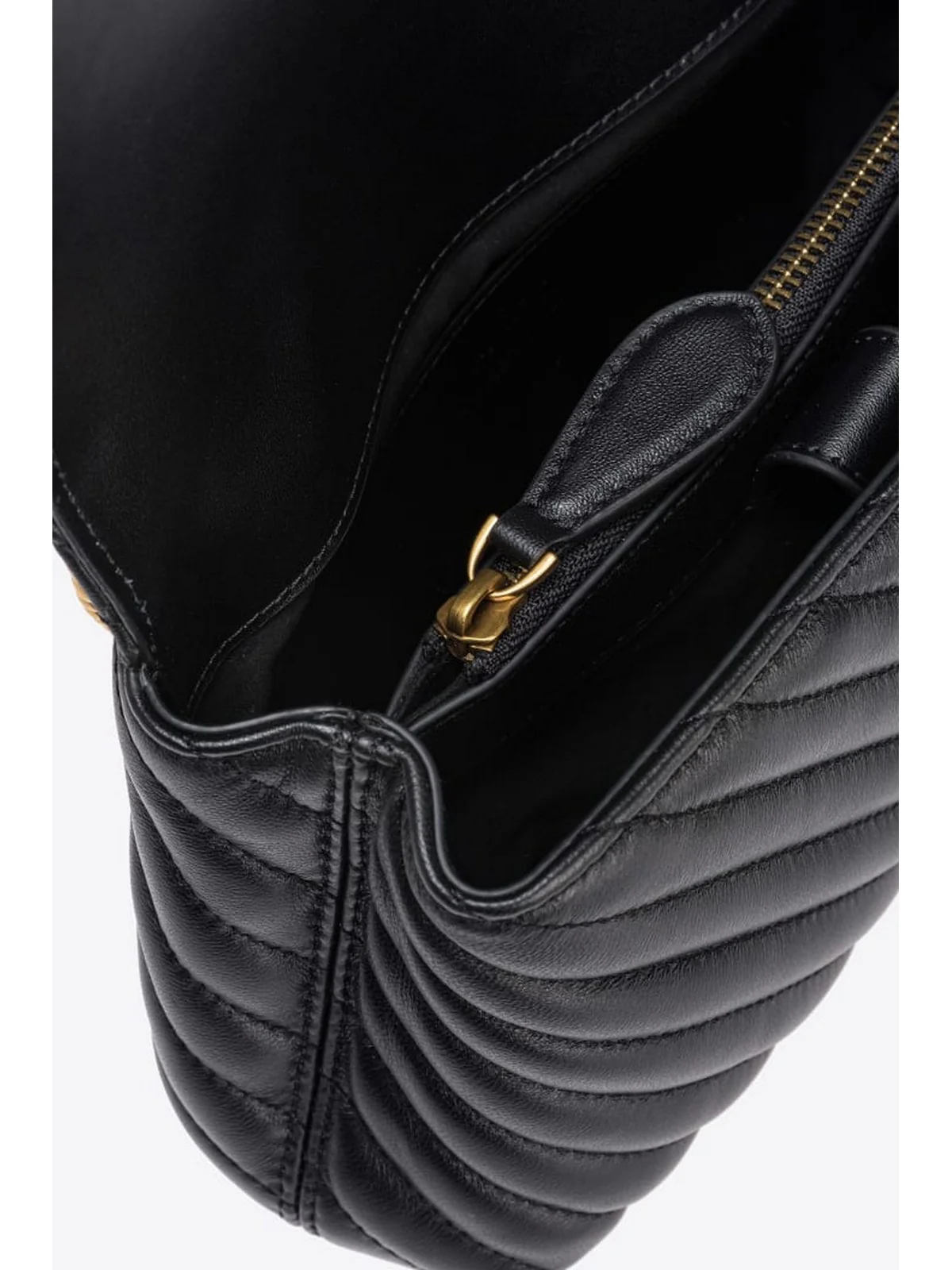 PINKO Borsa Donna Love lady puff 100044-A0GK Z99Q BLACK - Image 2