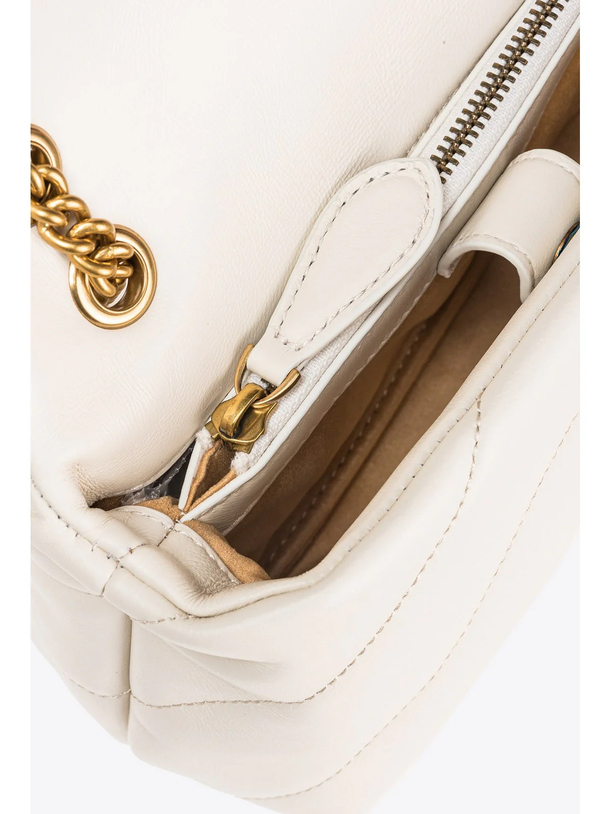 PINKO Borsa Donna Love mini puff 100039-A0F2 Z14Q Avorio - Image 6