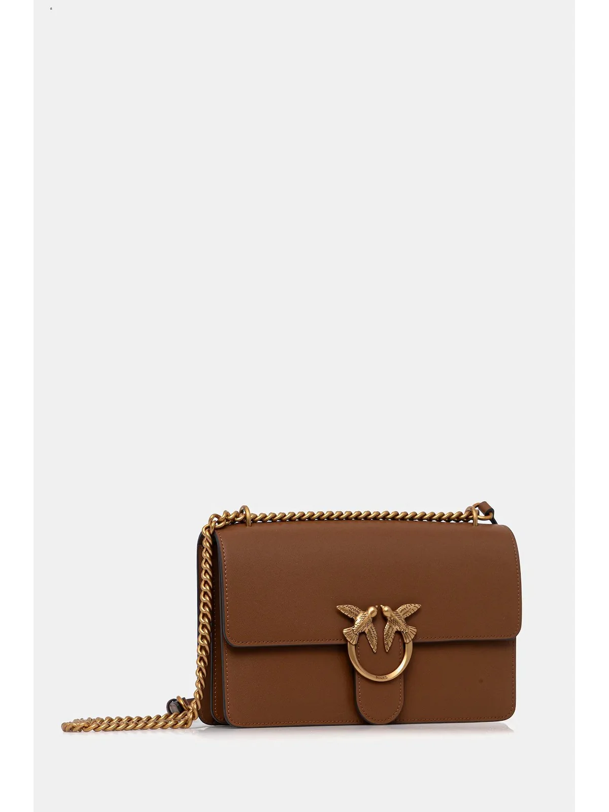 PINKO Borsa Donna LOVE ONE CLASSIC DC 100941-A0F1 L17Q MARRONE - LEONE-ANTIQUE GOLD - Image 3