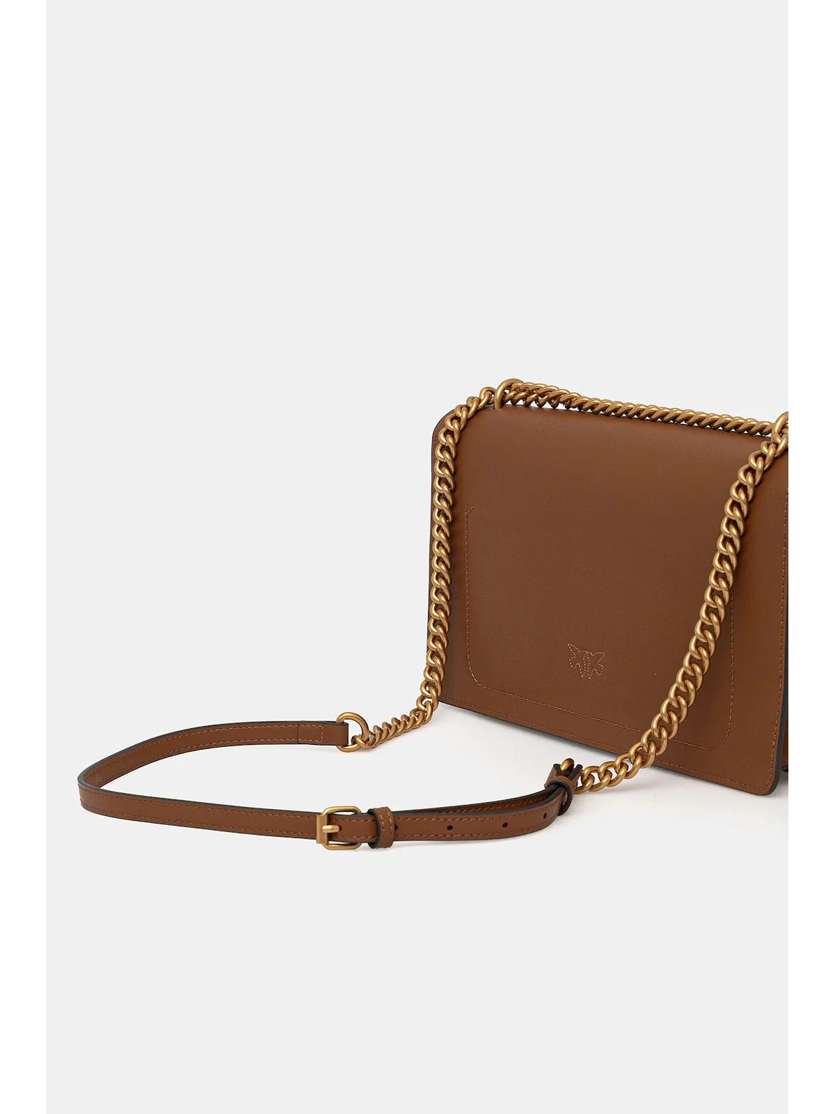 PINKO Borsa Donna LOVE ONE CLASSIC DC 100941-A0F1 L17Q MARRONE - LEONE-ANTIQUE GOLD - Image 5