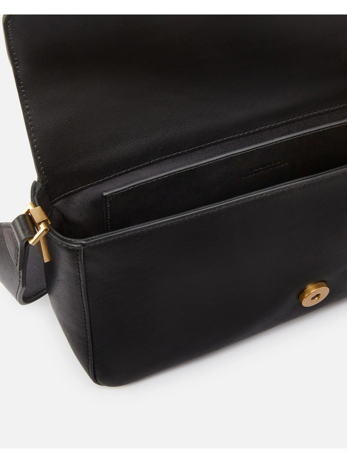 PINKO Borsa Donna LOVE ONE CLASSIC SLOUCHY FL 104524-A0QO Z99Q NERO-ANTIQUE GOLD - Image 3