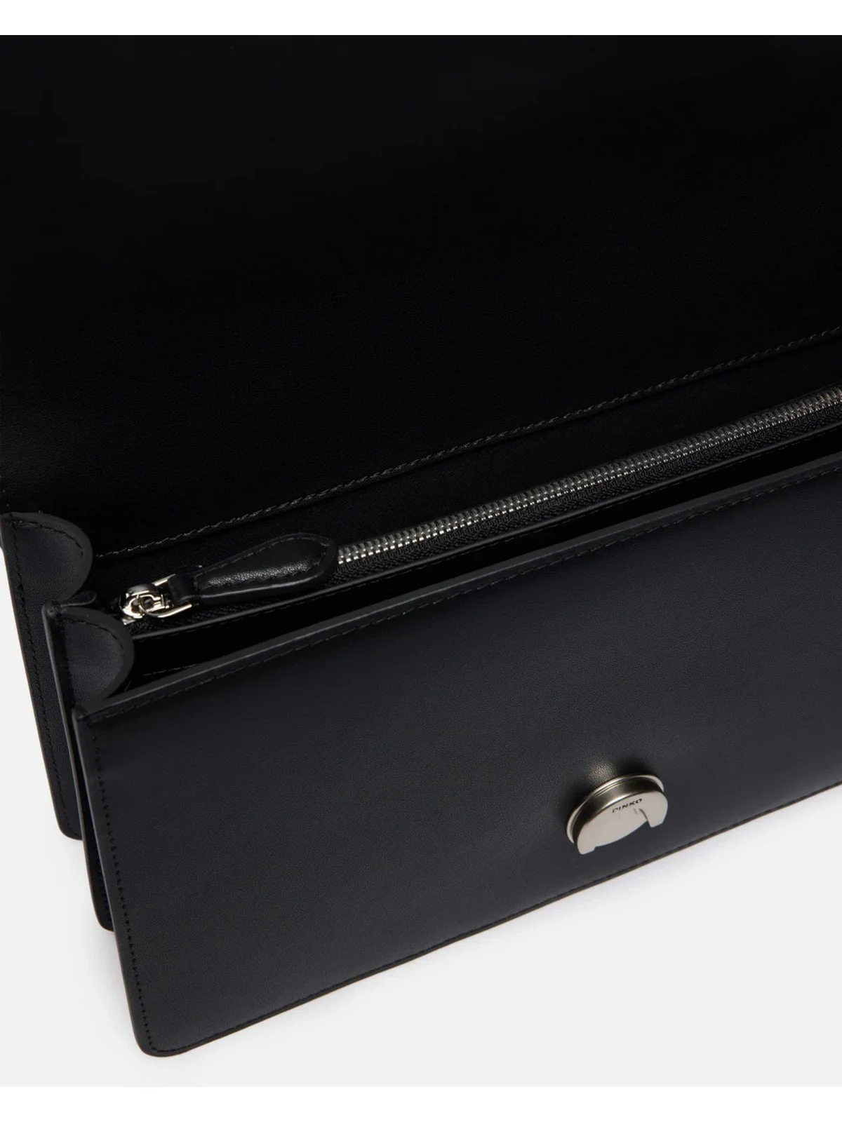 PINKO Borsa Donna LOVE ONE CLASSIC ST. CL 105857-A0F1 Z99O NERO-OLD SILVER - Image 4