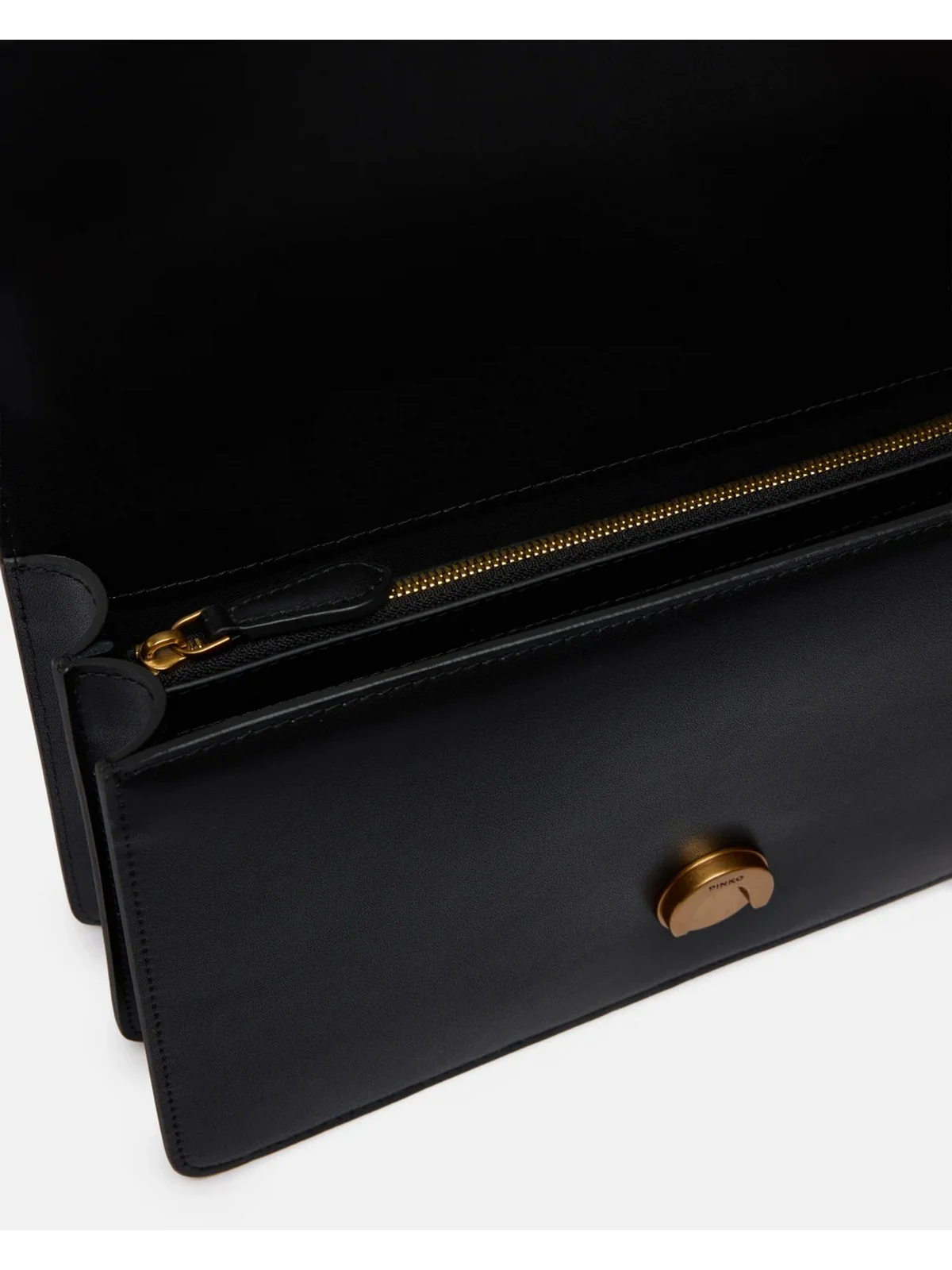 PINKO Borsa Donna LOVE ONE CLASSIC ST. CL 105857-A0F1 Z99Q NERO-ANTIQUE GOLD - Image 3