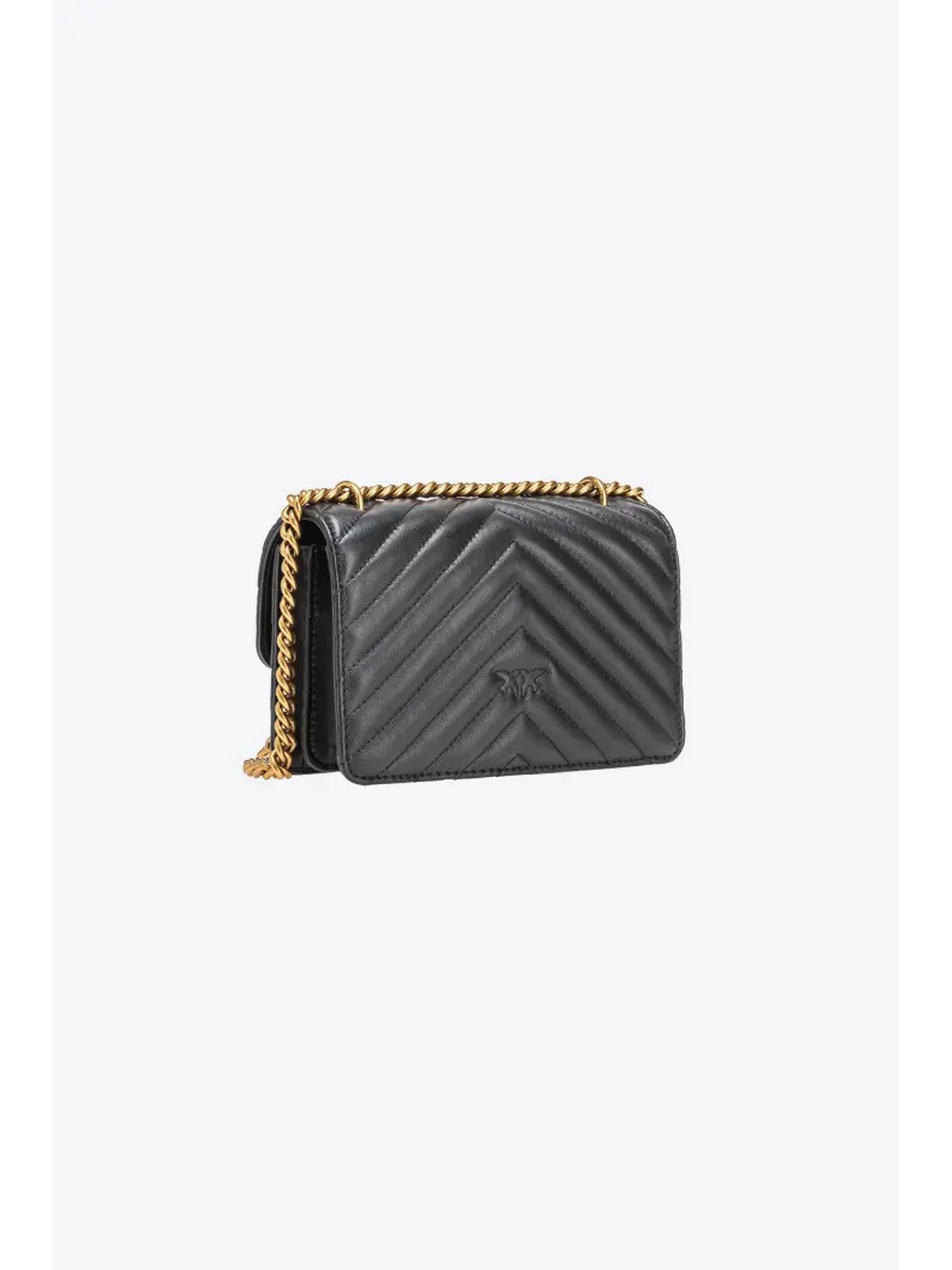 PINKO Borsa Donna Love one mini 100074-A0GK Z99Q BLACK - Image 3