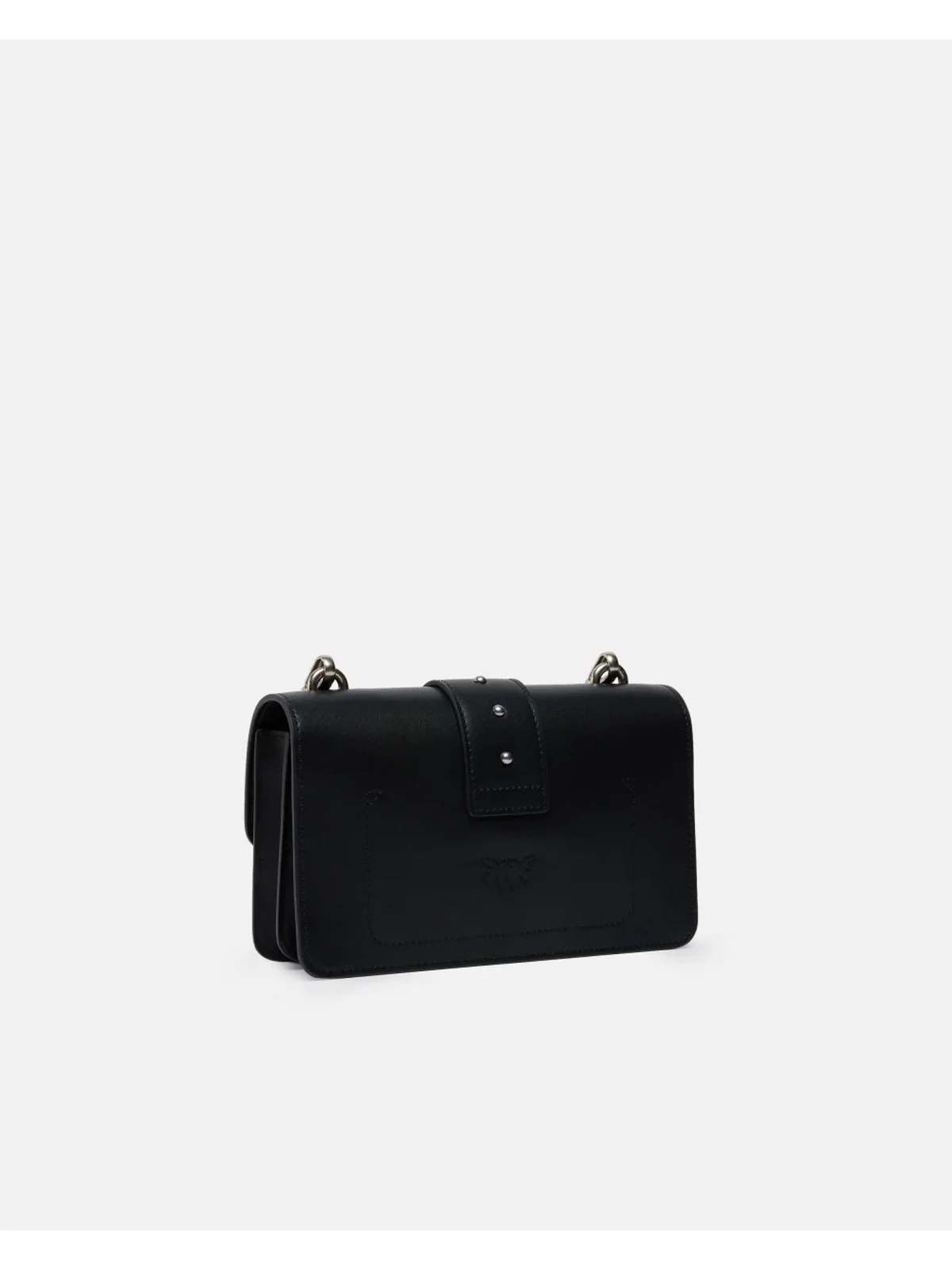 PINKO Borsa Donna LOVE ONE MINI ST. CL 105856-A0F1 Z99O NERO-OLD SILVER - Image 2