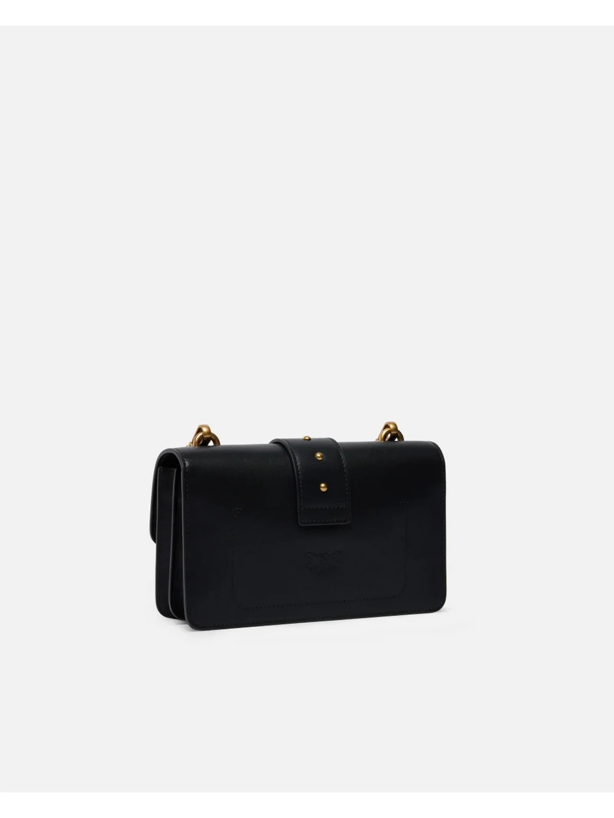 PINKO Borsa Donna LOVE ONE MINI ST. CL 105856-A0F1 Z99Q NERO-ANTIQUE GOLD - Image 2