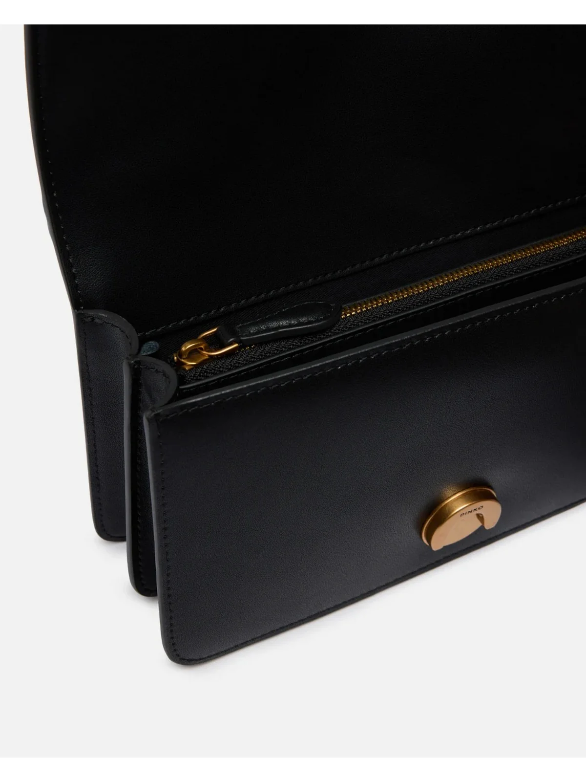 PINKO Borsa Donna LOVE ONE MINI ST. CL 105856-A0F1 Z99Q NERO-ANTIQUE GOLD - Image 4