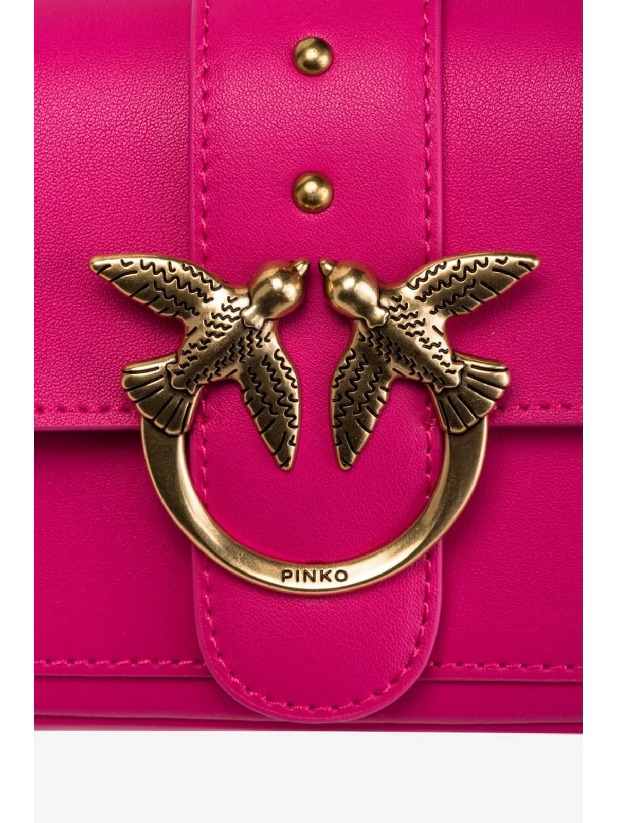PINKO Borsa Donna Love one pocket 100061-A0F1 N17Q Rosa - Image 3