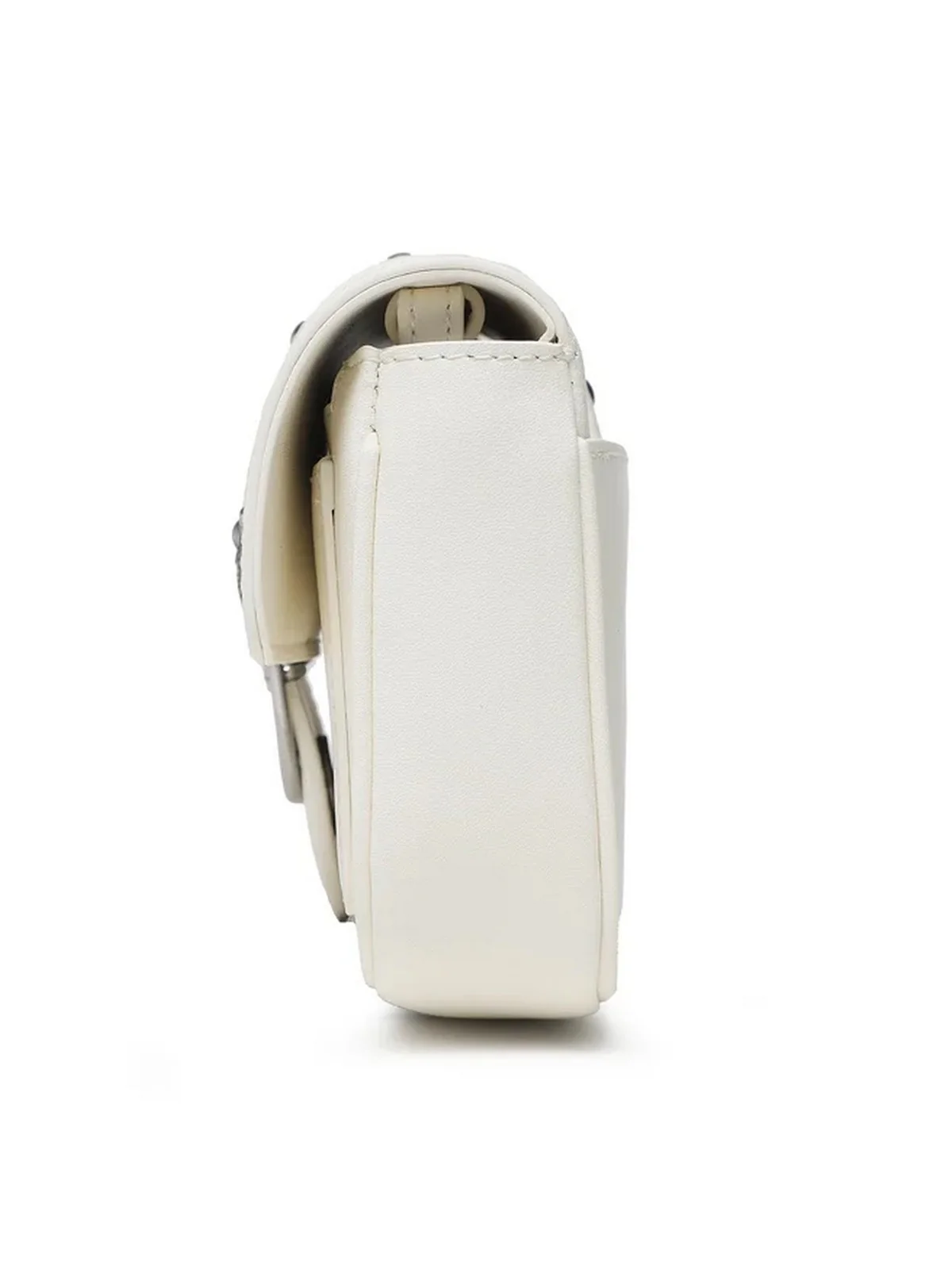 PINKO Borsa Donna Love one pocket 100061-A0F1 Z14O Bianco - Image 2