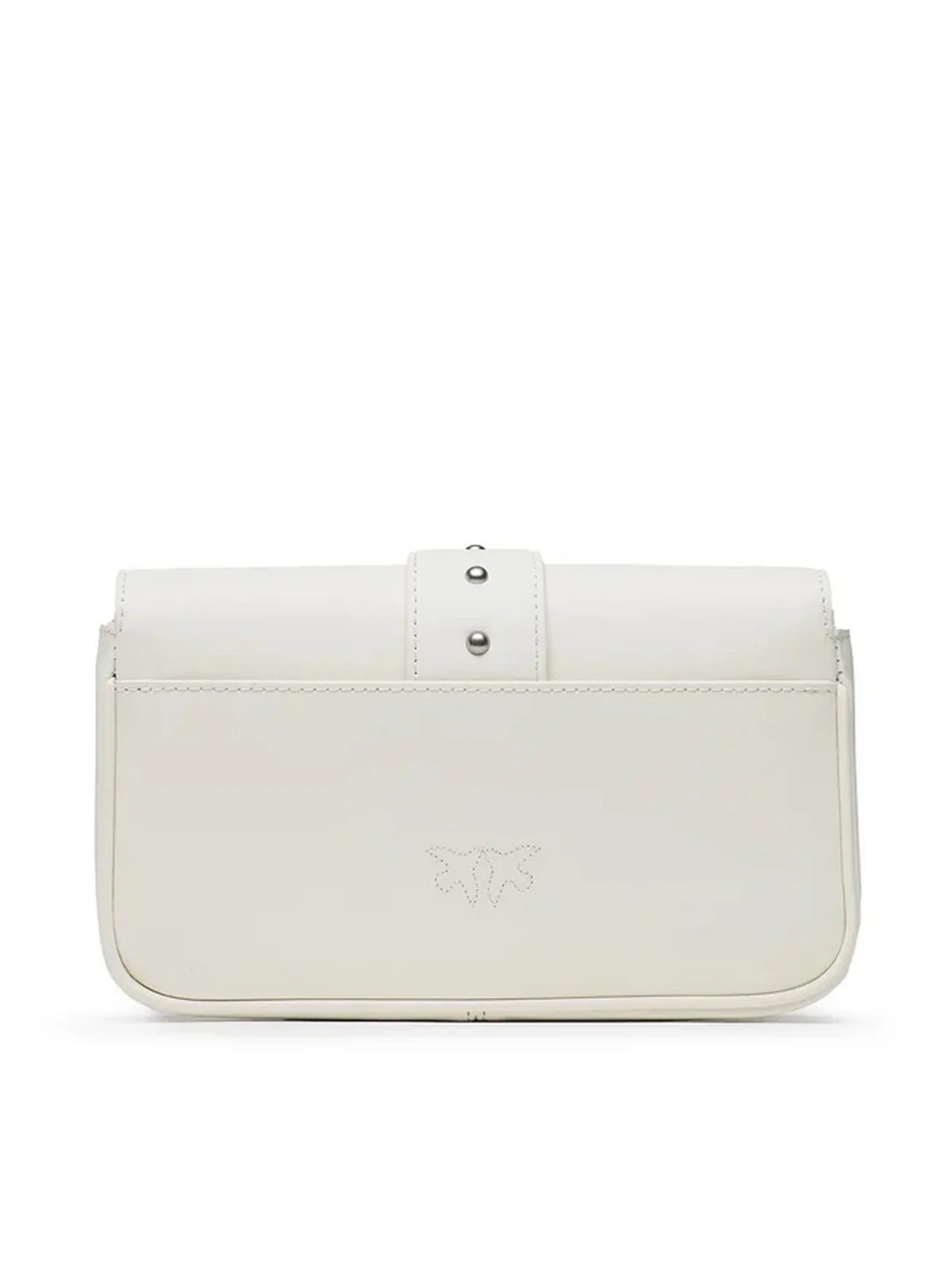 PINKO Borsa Donna Love one pocket 100061-A0F1 Z14O Bianco - Image 4