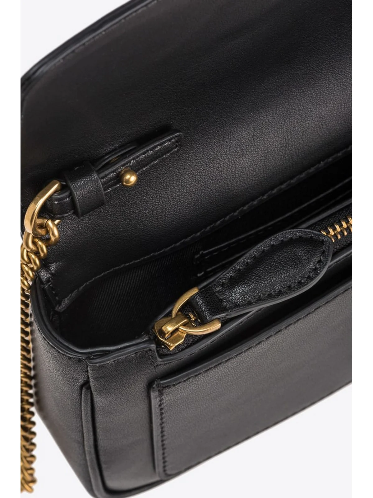 PINKO Borsa Donna Love one pocket 100061-A0F1 Z99Q BLACK - Image 6
